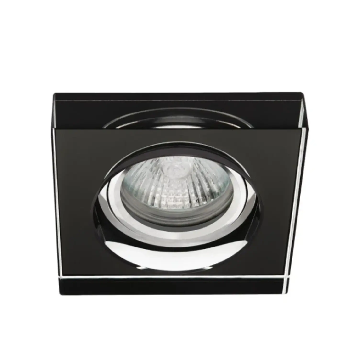variante gx5,3 - vetro - nero - quadrato