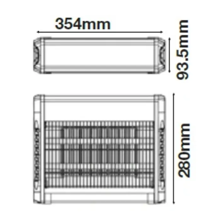 immagine zanzariera elettrica lampada insetticida anti zanzare 16 watt