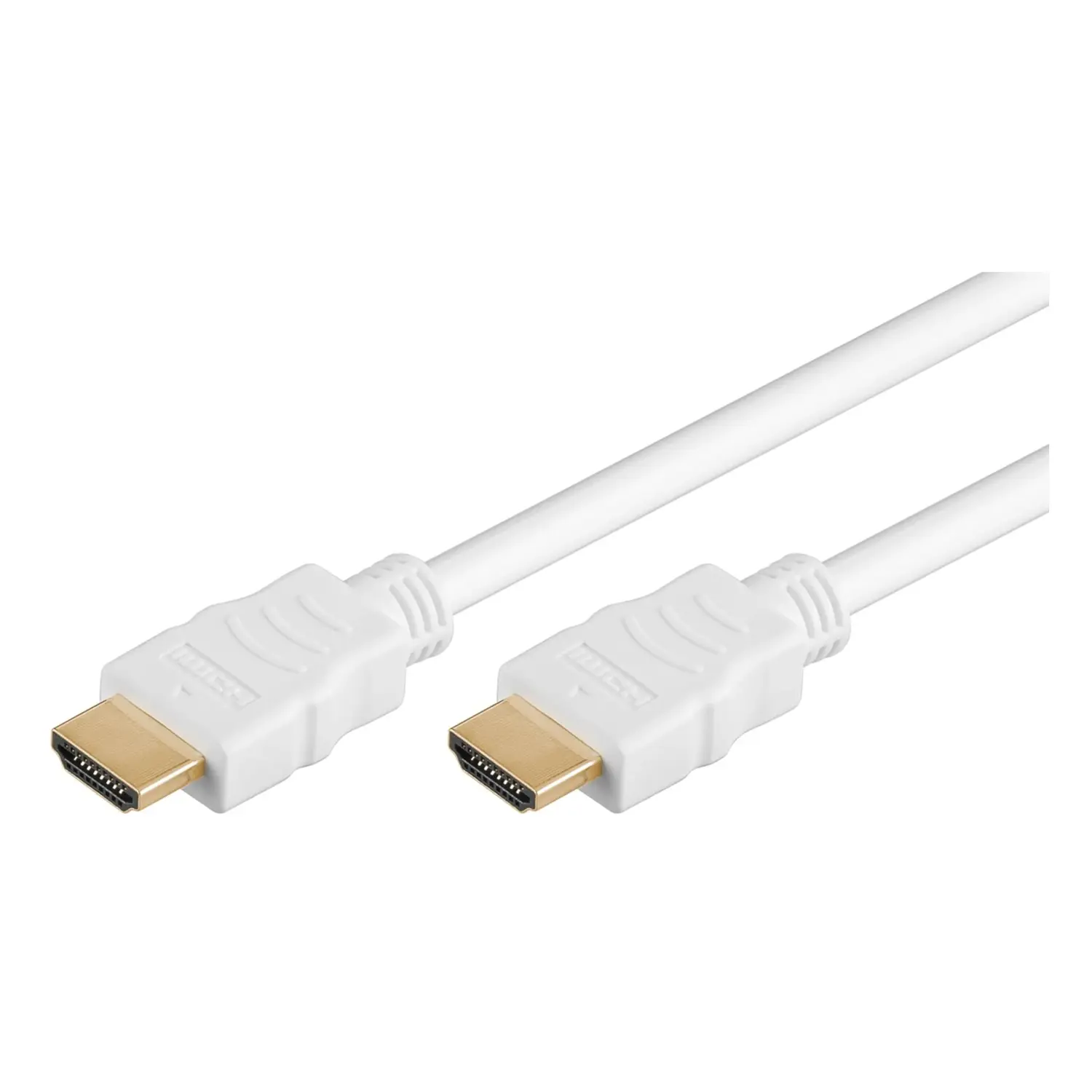 immagine cavo hdmi 1.4 ad altissima velocità con ethernet 4K ultra HD 2160p bianco 5 mt