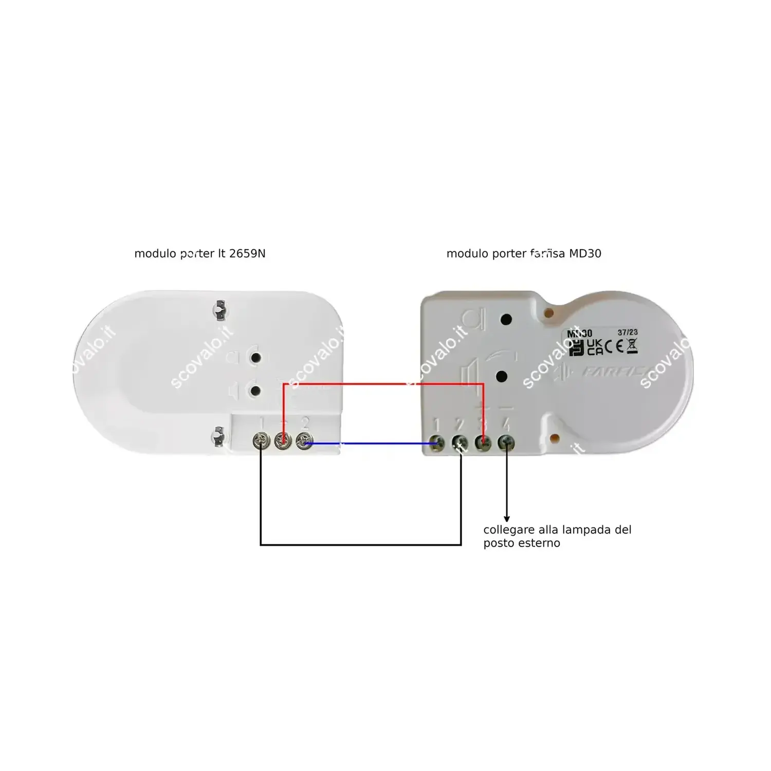 immagine 2659n porter md30 farfisa compatibile lt terraneo posto esterno