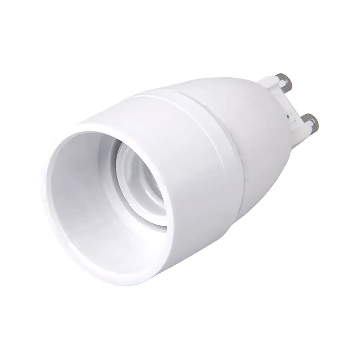 immagine Adattatore attacco lampadina da G9 a E14 bianco