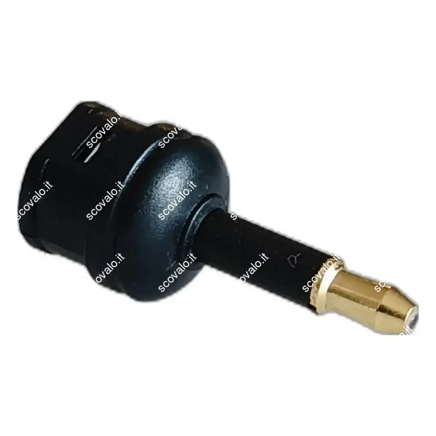 immagine adattatore audio da spina toslink a mini presa toslink nero