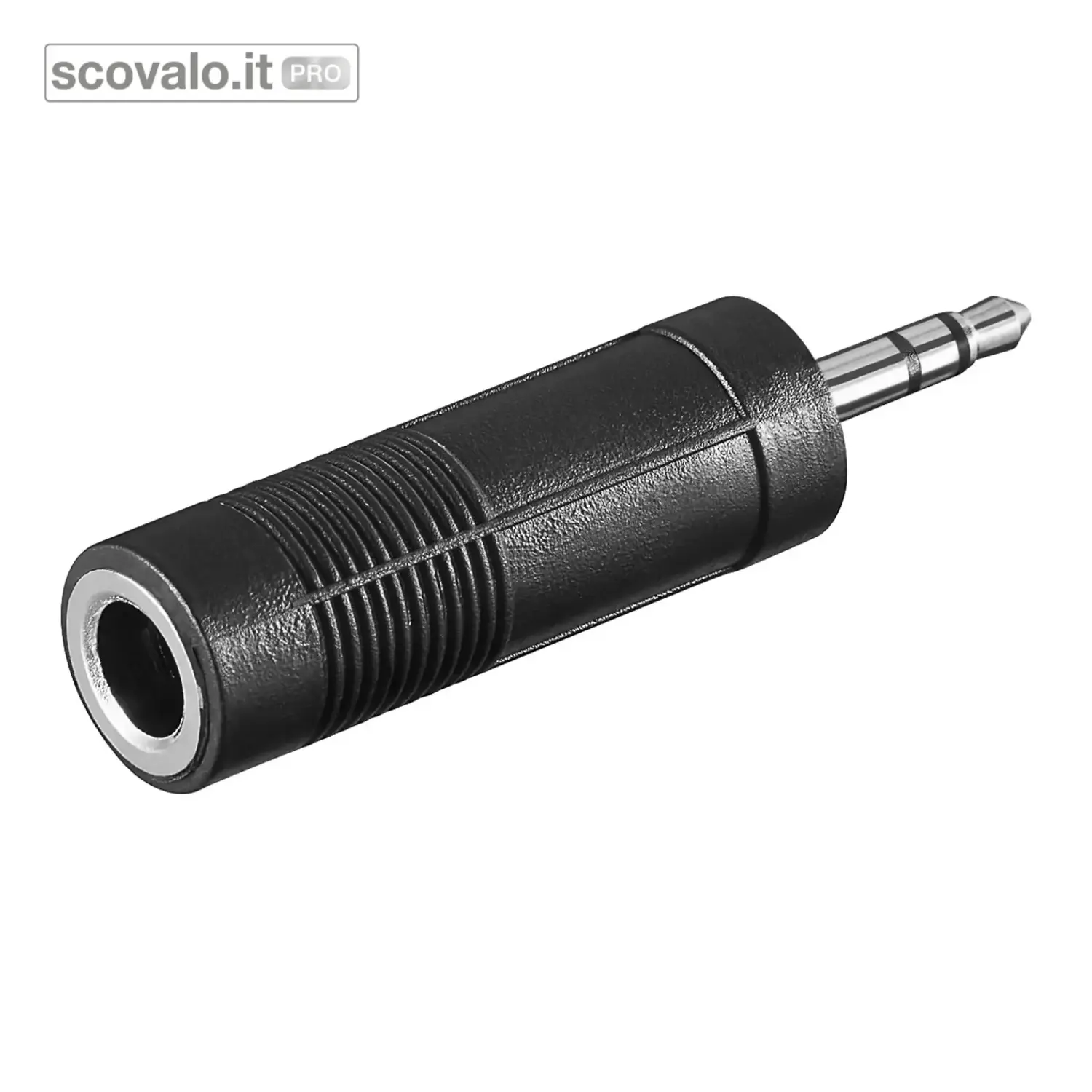 immagine del prodotto Adattatore Jack 3.5mm Stereo a Presa 6.35mm Audio Hi-Fi 3 Poli