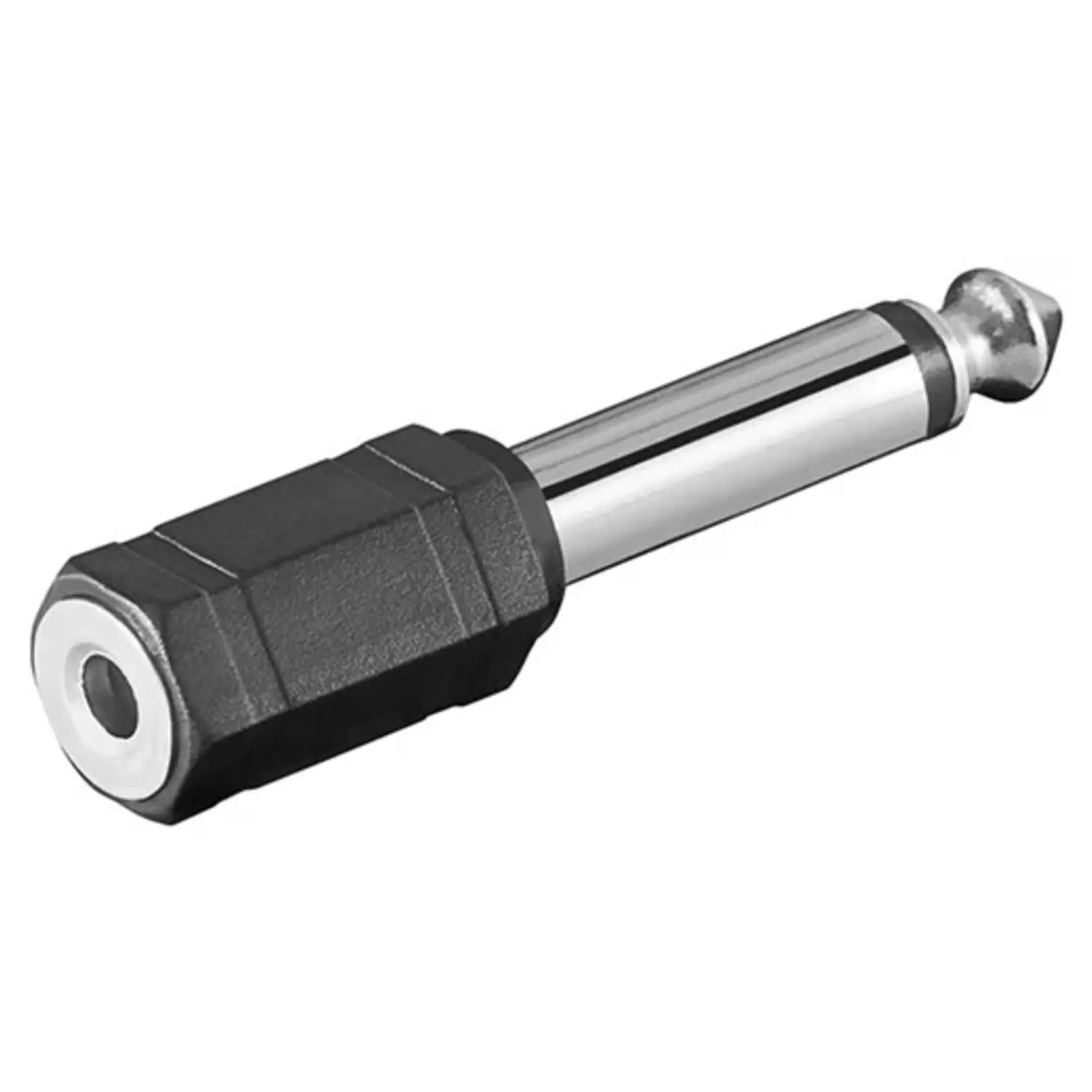 immagine del prodotto adattatore audio spina jack mono 6.35 mm a presa mono 3.5 mm