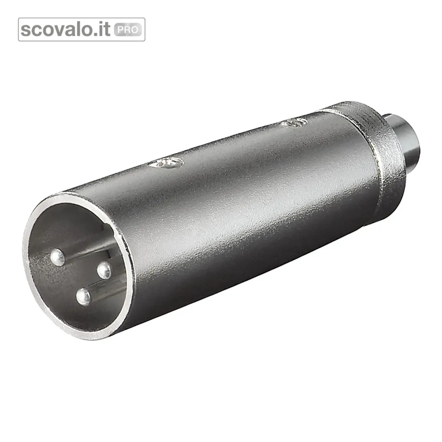 immagine del prodotto Adattatore XLR 3 Poli Spina a RCA Presa Audio Connettore Metallo