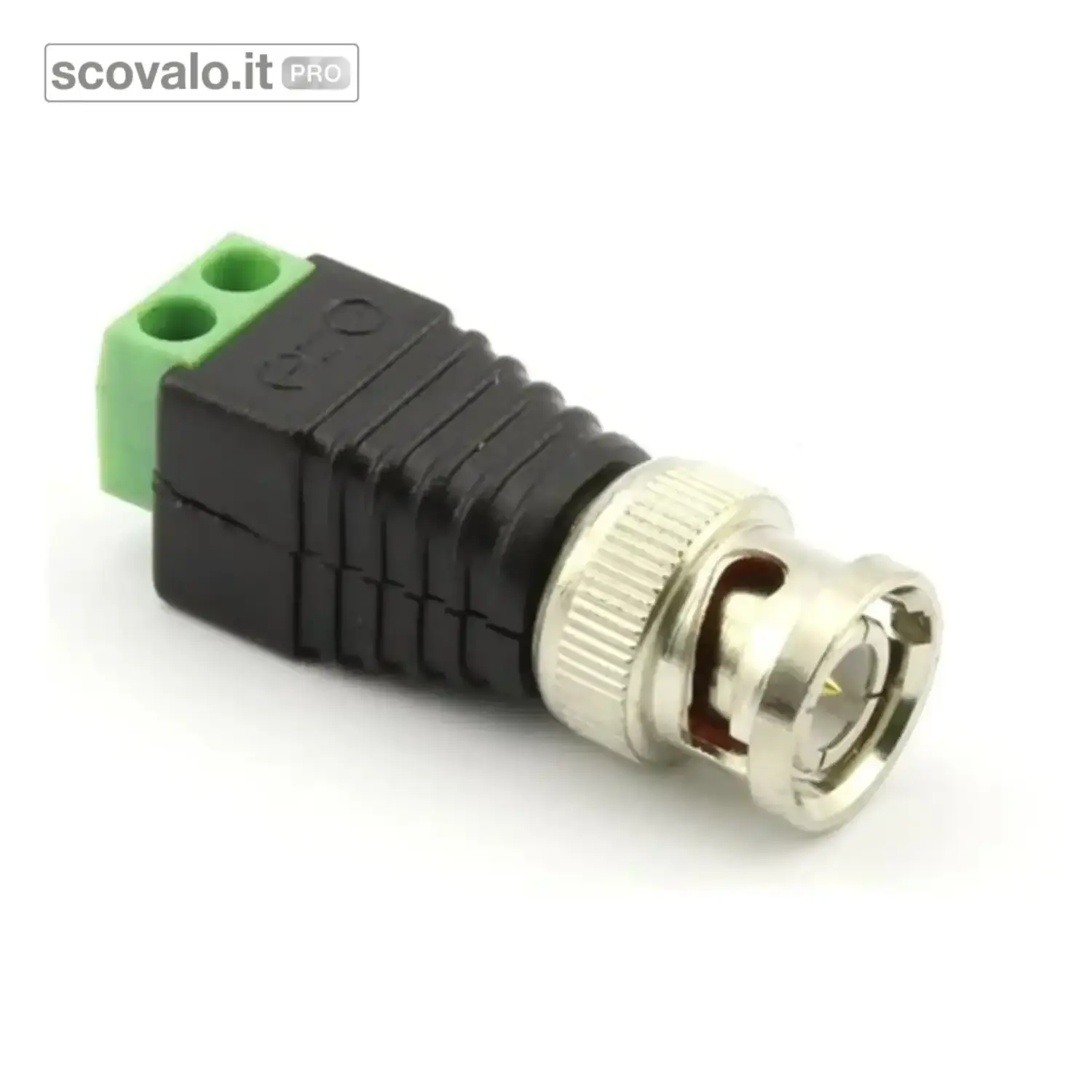 immagine del prodotto Adattatore BNC a Morsetto 2 Pin Alimentazione Telecamere Spina Volante