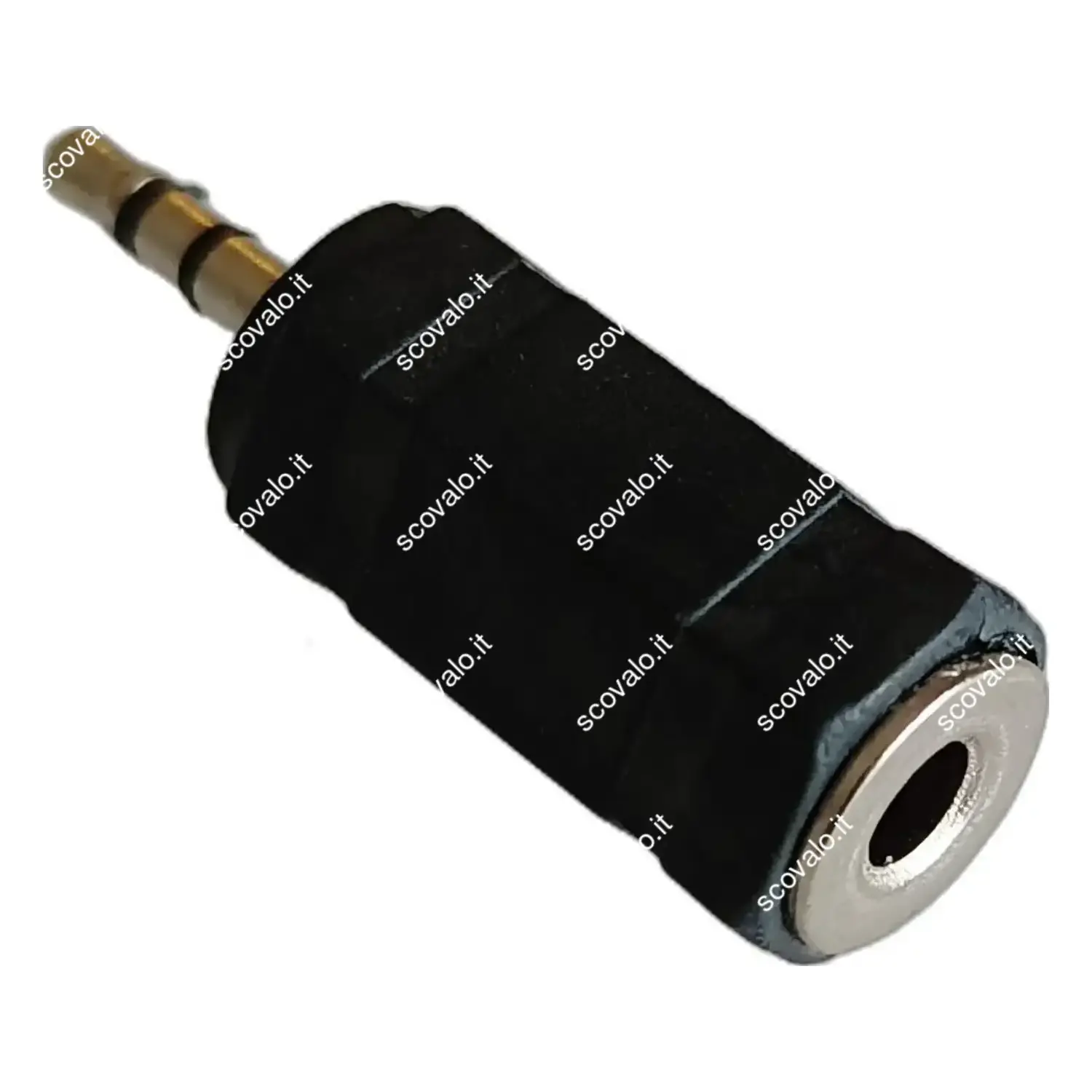 immagine adattatore cuffie jack aux da 2.5 mm a presa stereo 3.5 mm audio
