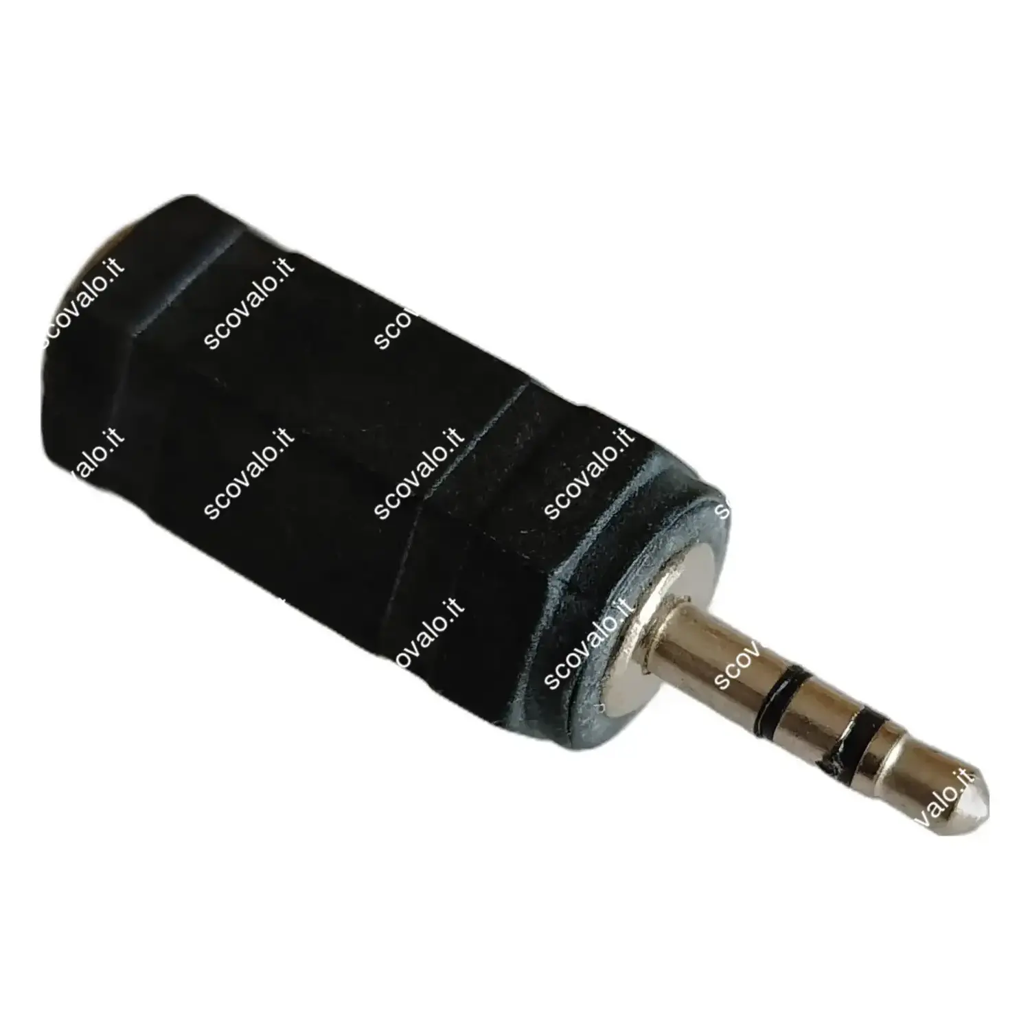 immagine adattatore cuffie jack aux da 2.5 mm a presa stereo 3.5 mm audio