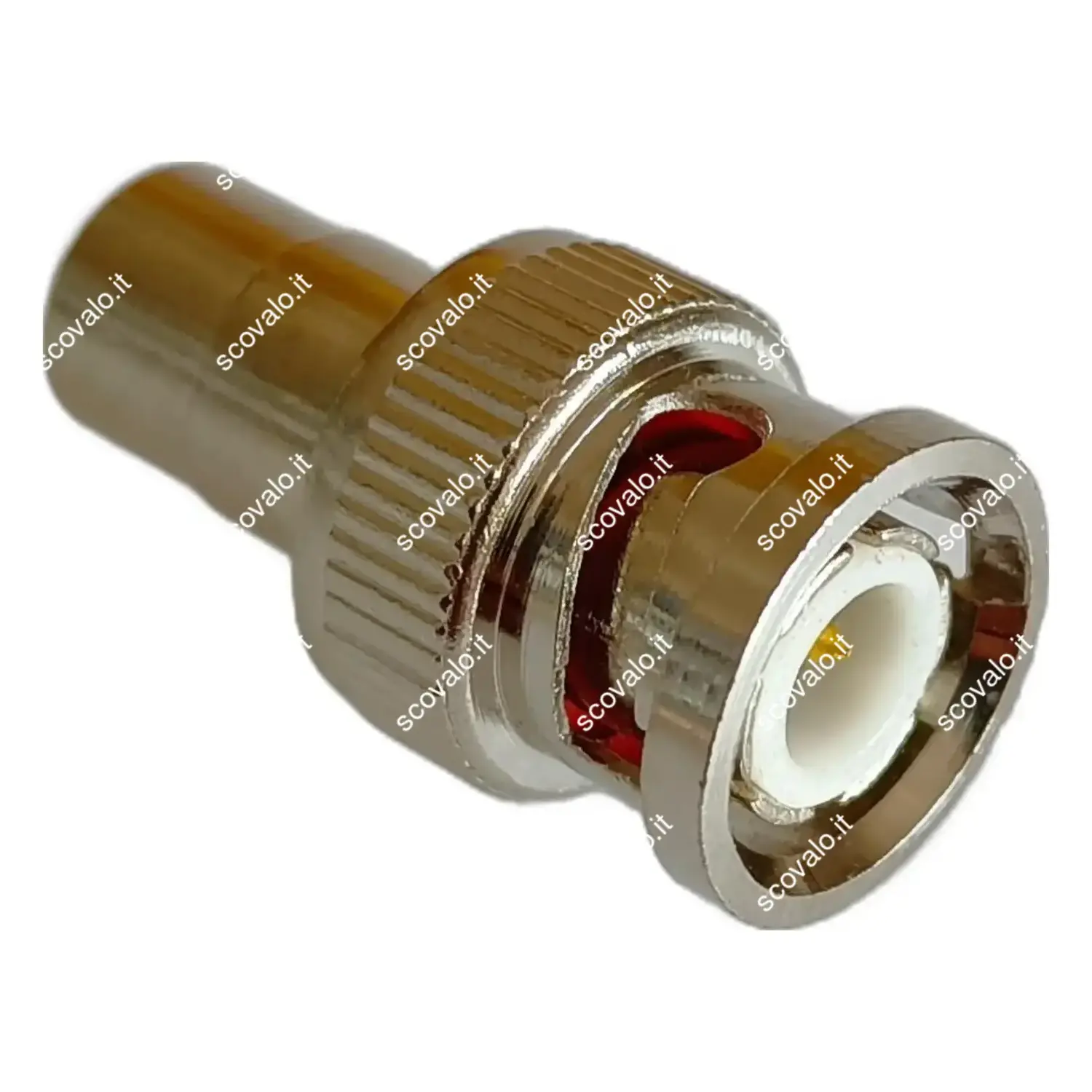 immagine adattatore da spina bnc a presa rca convertitore 50ohm