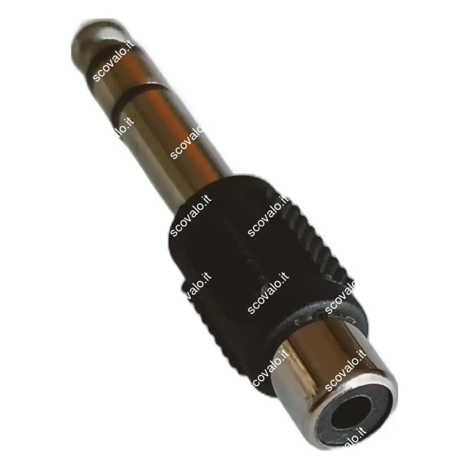 immagine adattatore rca a connettore jack aux mono 6,35 mm stereo