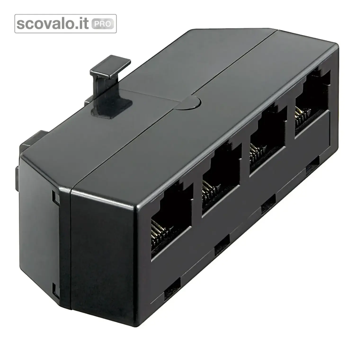 immagine del prodotto Adattatore Splitter RJ45 8P4C 1x Maschio a 4x Femmina per ISDN e Rete