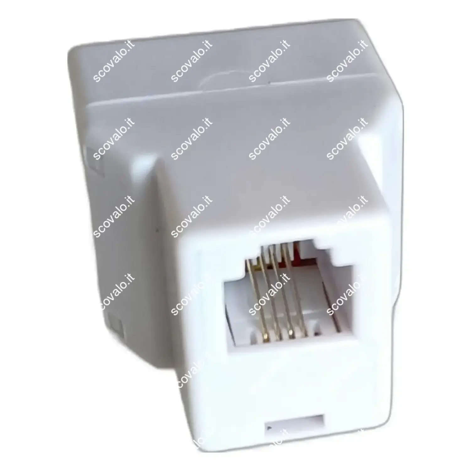 immagine adattatore tripla telefonica 2 x presa rj11 6p4c