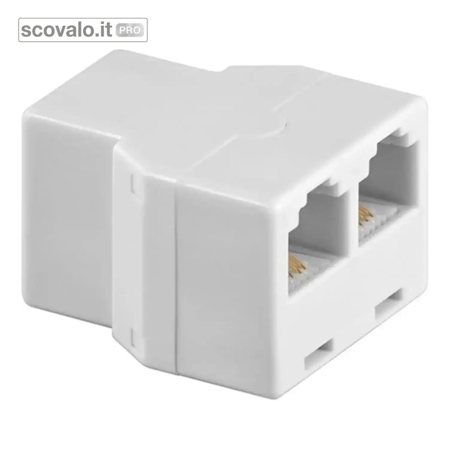 immagine del prodotto Adattatore Triplo Linea Telefonica RJ11 6P4C 1 a 2 Connessione Rapida