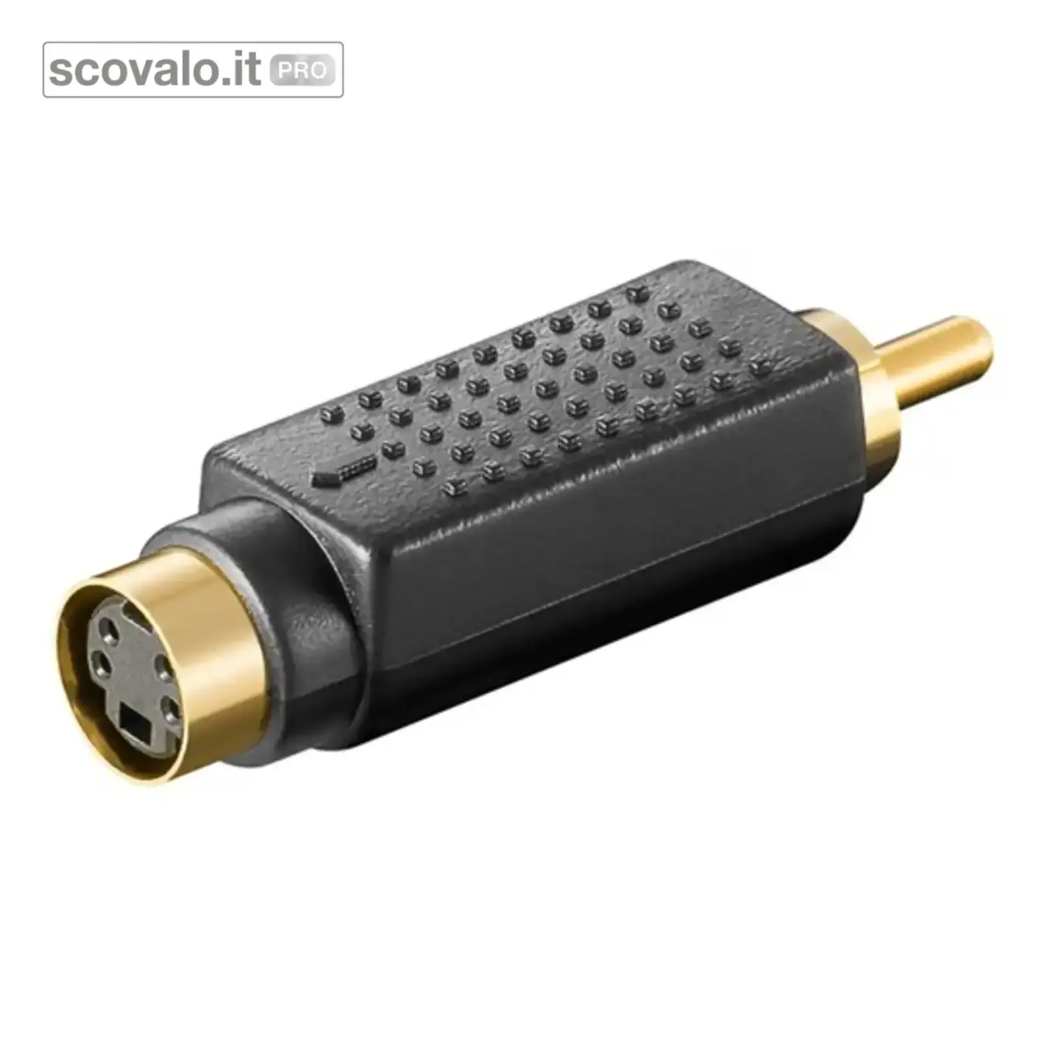 immagine del prodotto Adattatore S-VHS a RCA Spina DIN 4 Poli con Contatti Placcati Oro