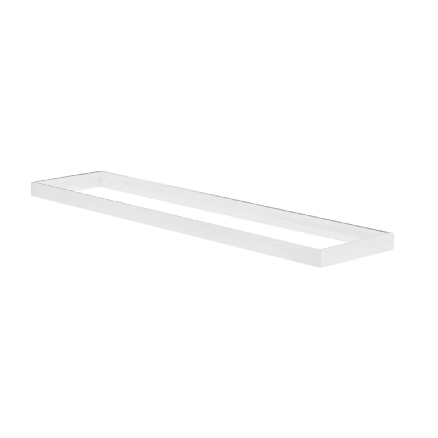 immagine del prodotto cornice supporto telaio montaggio pannello led 120x30 cm bianco