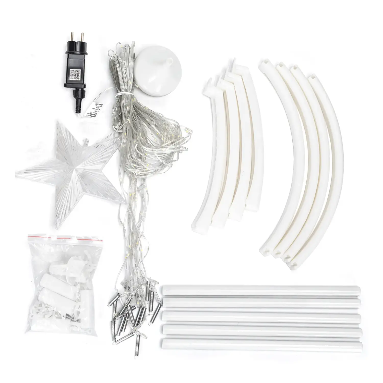 immagine Albero di Natale luminoso a basso voltaggio Bluetooth a cono RGBIC 1.8m