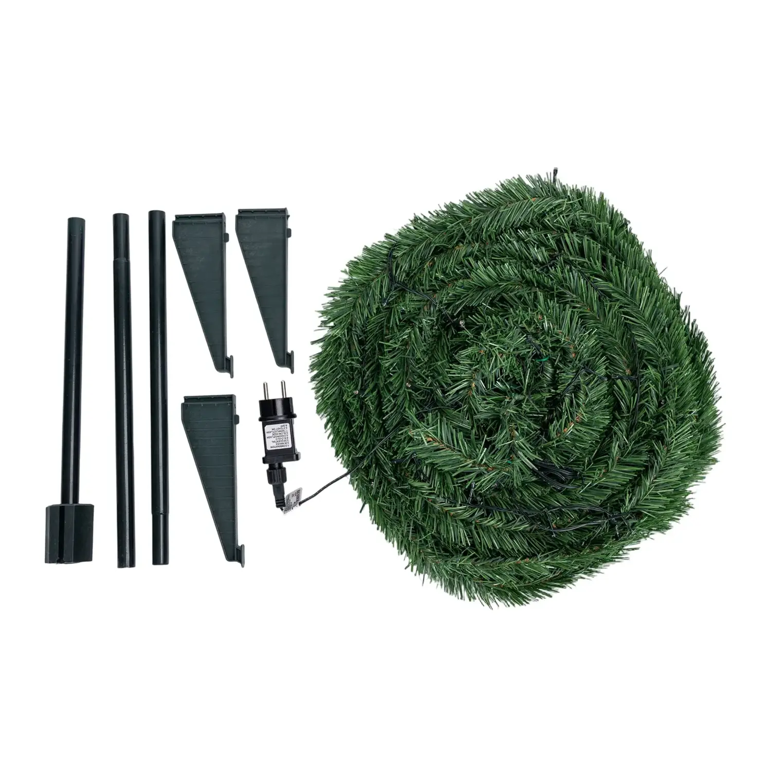 immagine Albero di Natale luminoso pieghevole, bianco caldo 1.2m IP44, Interno&Esterno