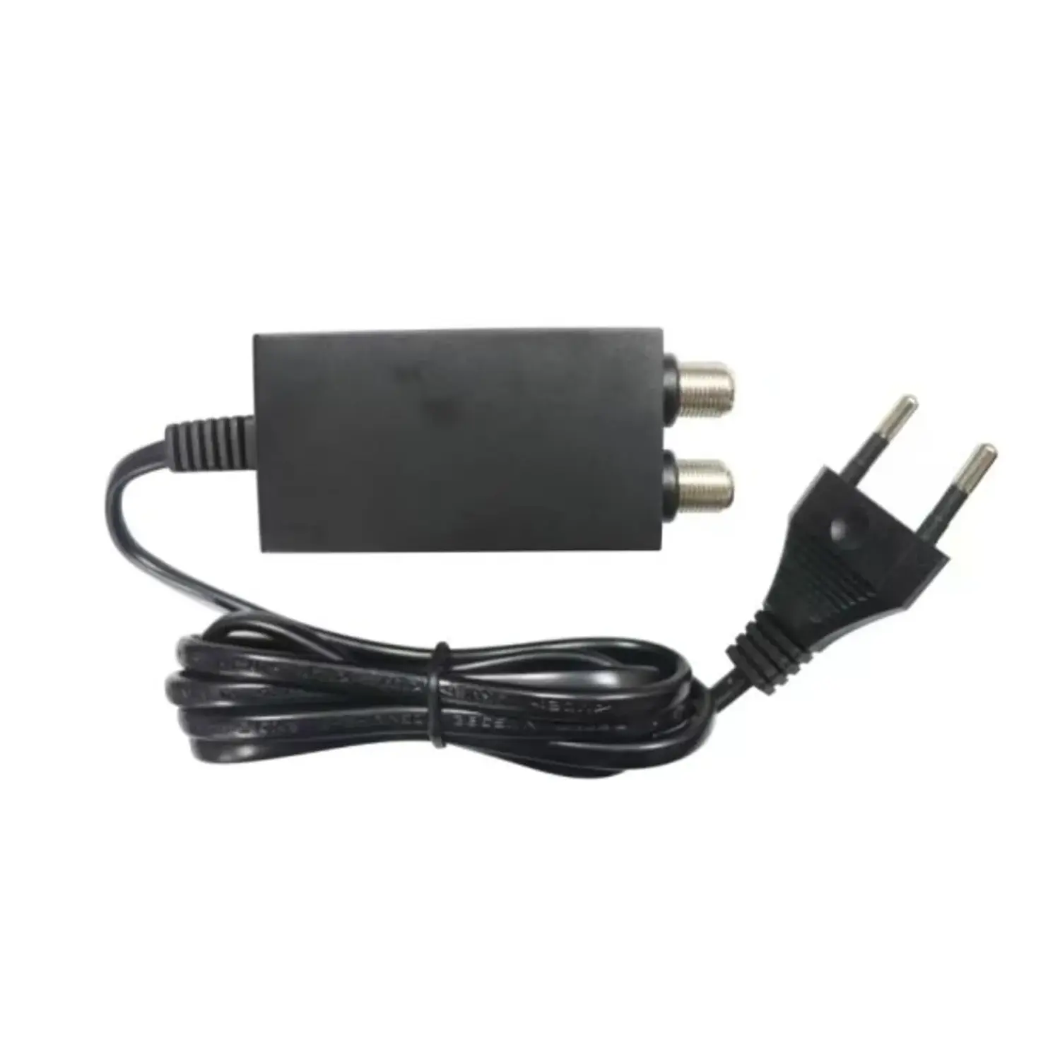 immagine alimentatore antenna tv mini 12dvc 450mA slim incasso 1 ingresso 1 uscita