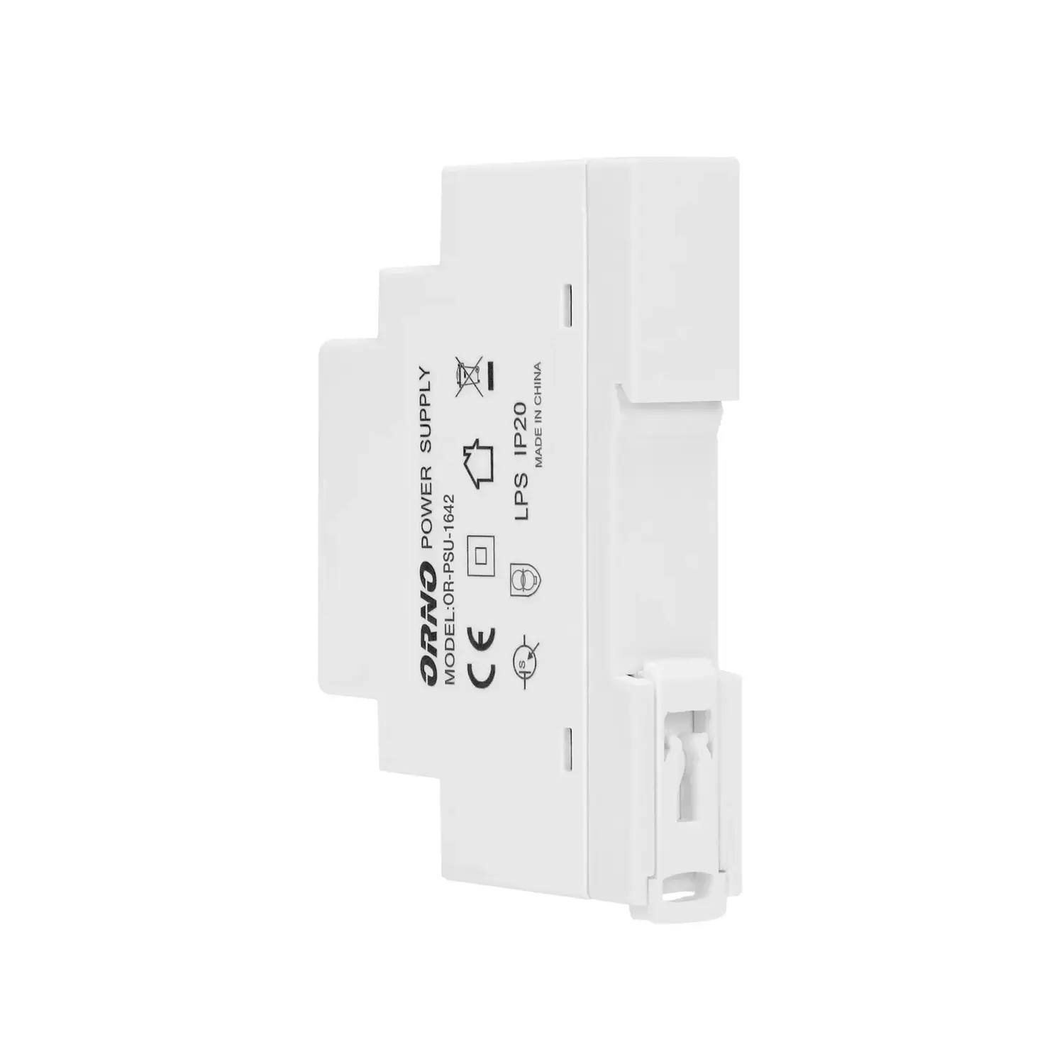 immagine alimentatore trasformatore barra din switching dc 15 watt 1,25a 12 volt 1 modulo