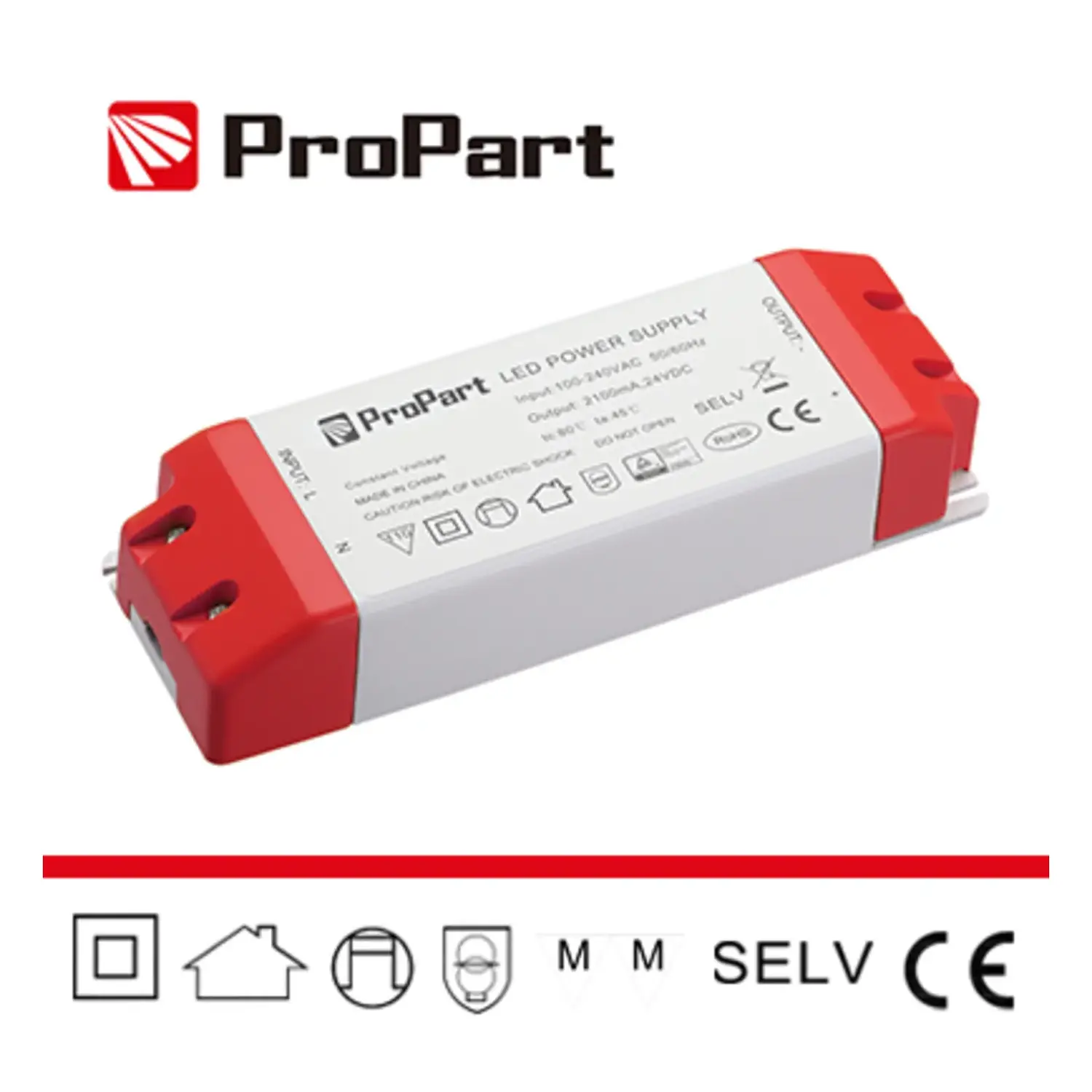 immagine Trasformatore Alimentatore LED 24V 150W ProPart 4160mA Driver Strisce LED SELV