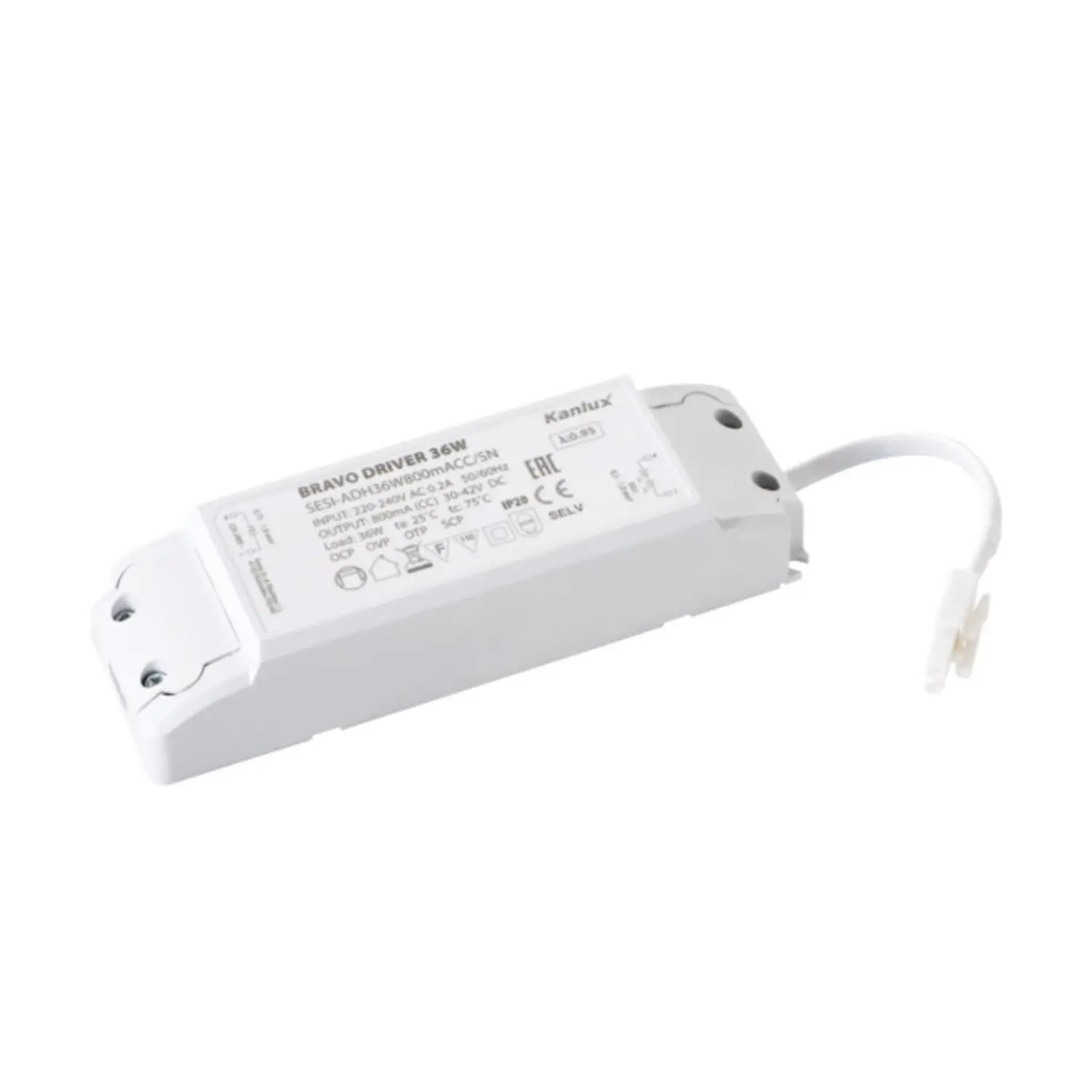 immagine alimentatore driver pannello led 30-42 volt stabilizzato trasformatore 36 watt