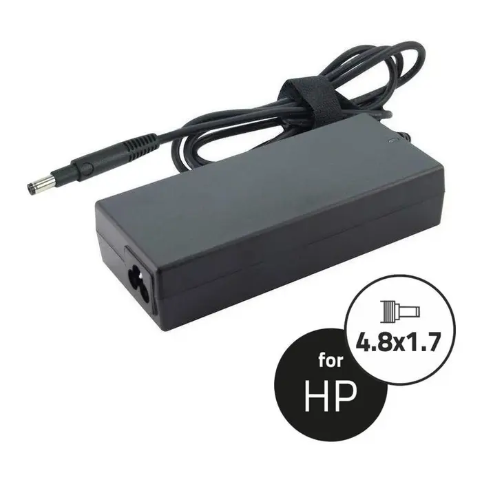 immagine del prodotto alimentatore notebook hp 19.5v 65w 3.33a 4.8x1.7 plastica sagomata