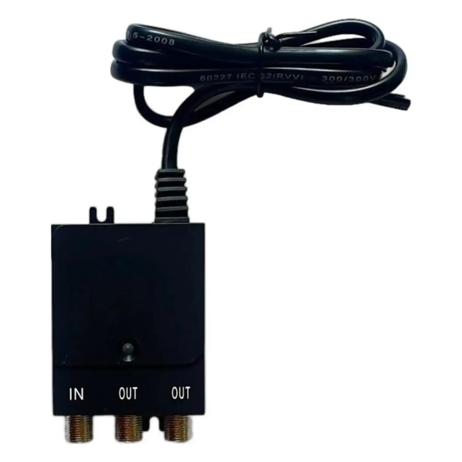 immagine alimentatore per amplificatore antenna tv 12 vcc 300mA mini 1 ingresso 2 uscite