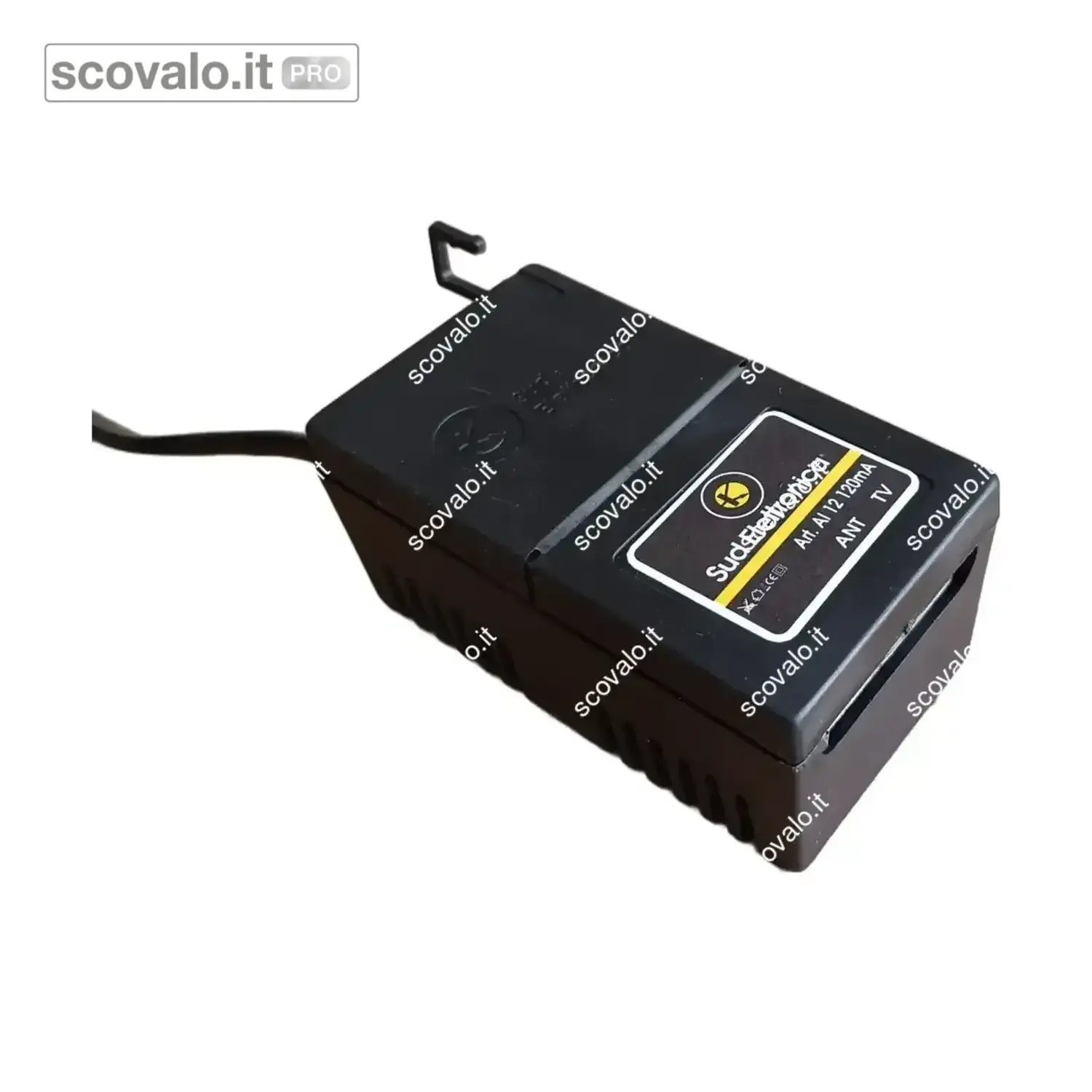 immagine del prodotto Alimentatore Amplificatore TV 12V 120mA 1 Ingresso 1 Uscita Digitale Terrestre