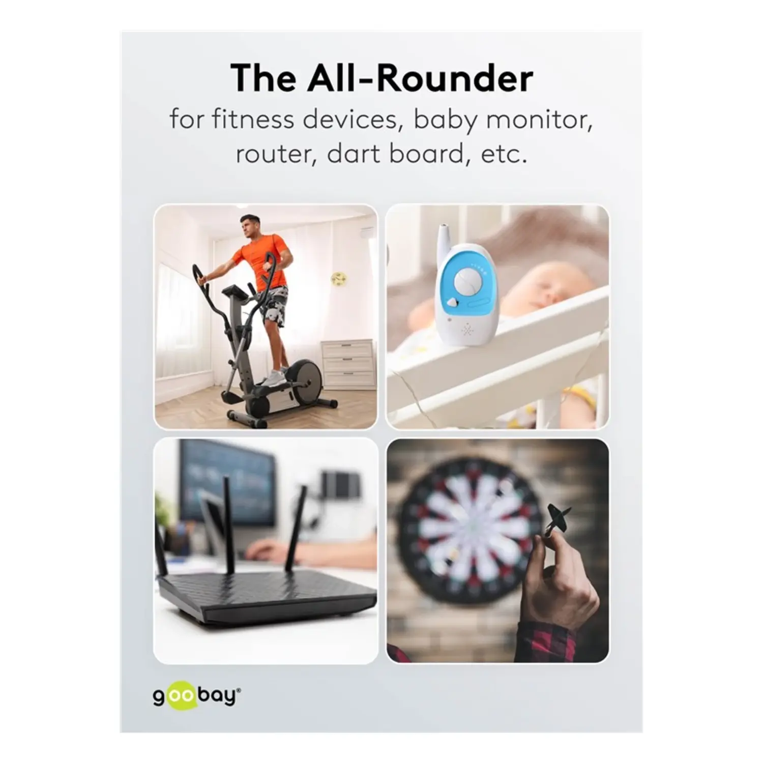 immagine Alimentatore Regolabile 9-24V, 36W, 1.5A, 100-240V AC, 7 Adattatori