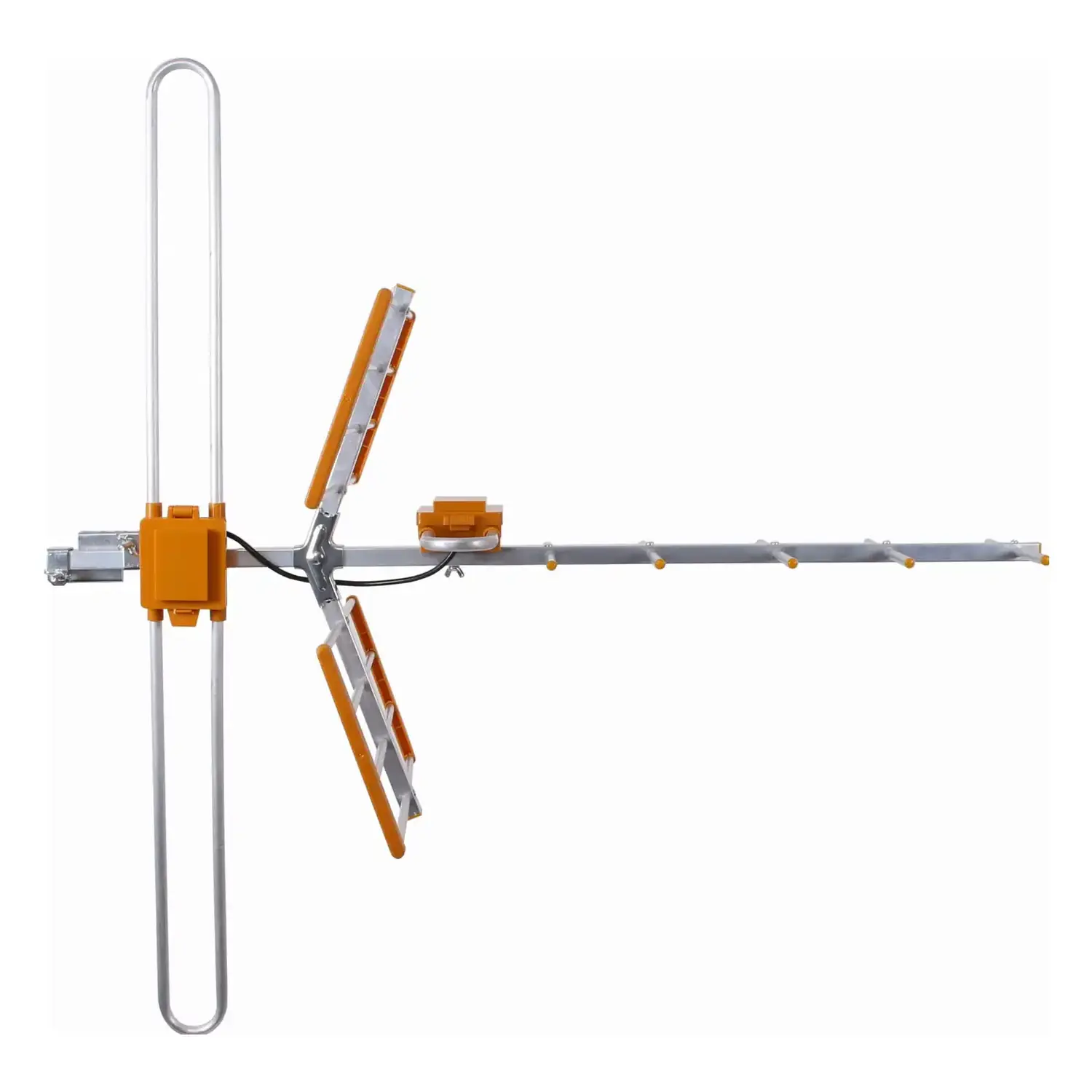 immagine antenna digitale terrestre uhf-vhf HD alluminio galaxy combo corta