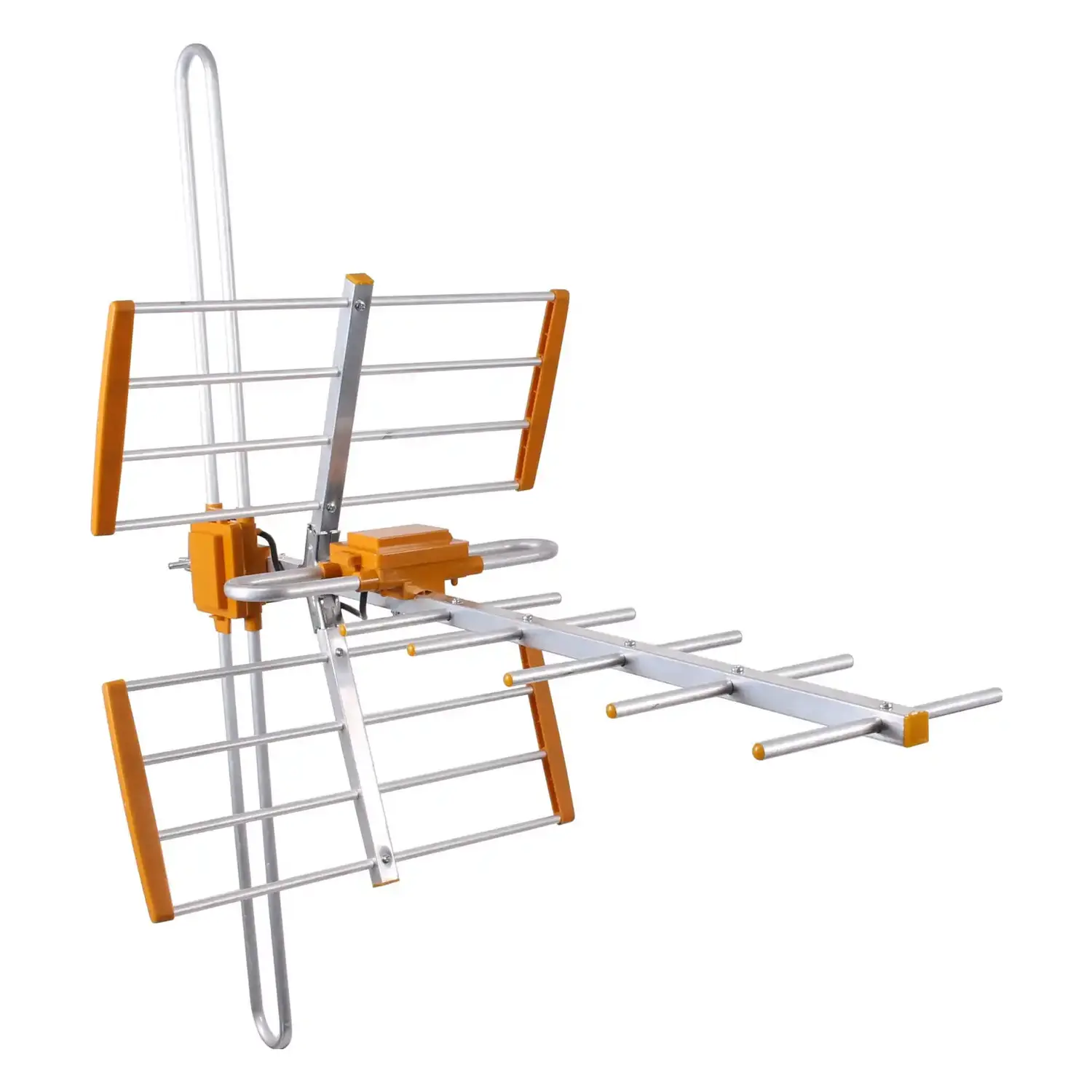 immagine antenna digitale terrestre uhf-vhf HD alluminio galaxy combo corta