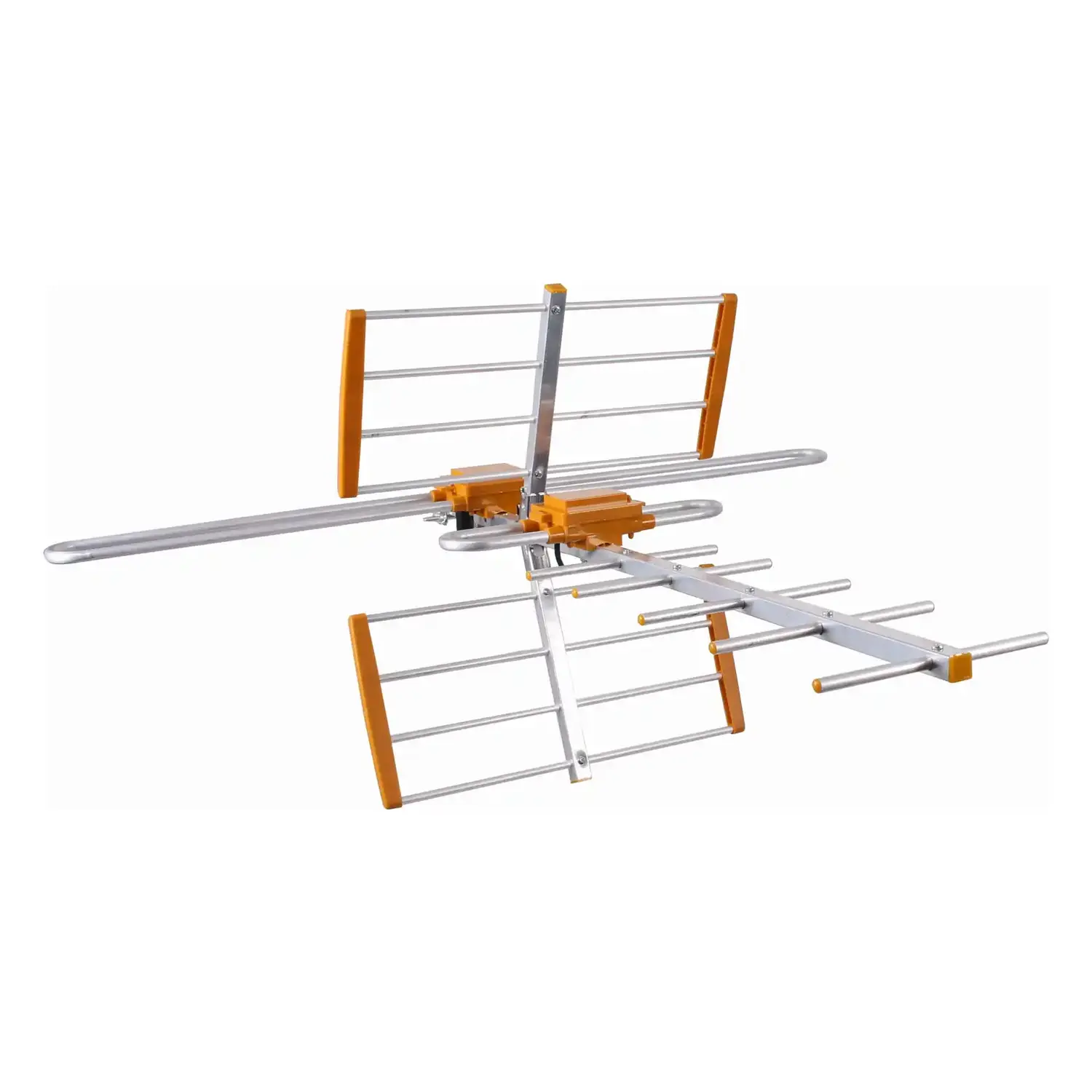 immagine antenna digitale terrestre uhf-vhf HD alluminio galaxy combo corta