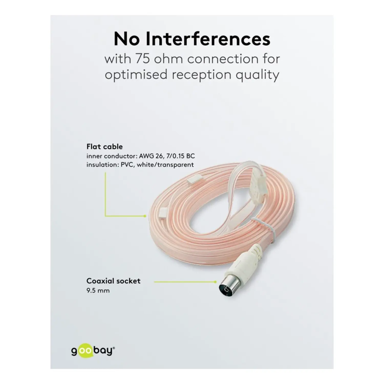 immagine Antenna Radio DAB FM AM Coassiale 9.5mm Dipoli 80cm Cavo 1.75m 75 Ohm
