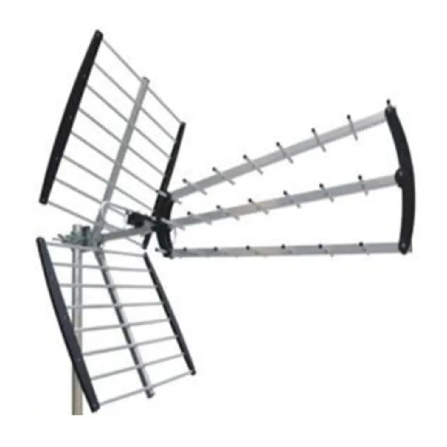 immagine antenna tv digitale terrestre uhf filtro 5g alto guadagno hd 27 elementi