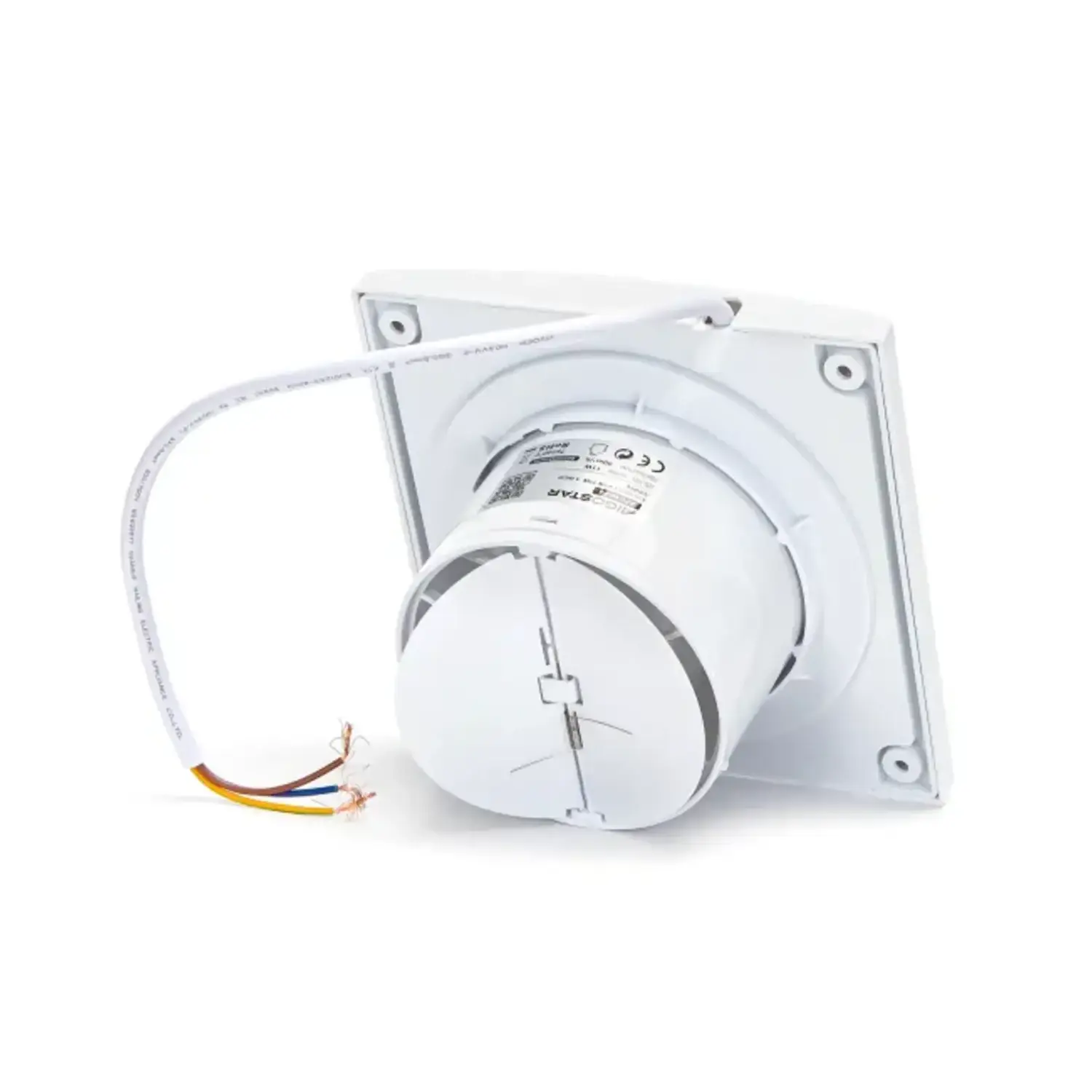 immagine aspiratore bagno cucina ventola aspirazione 11 watt foro 100 mm griglia forata
