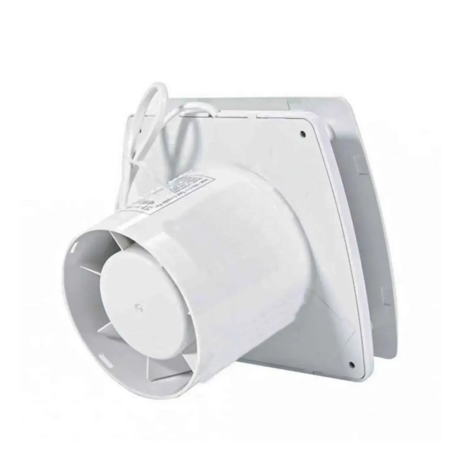 immagine aspiratore bagno cucina ventola aspirazione 14 watt foro 100 mm griglia liscia