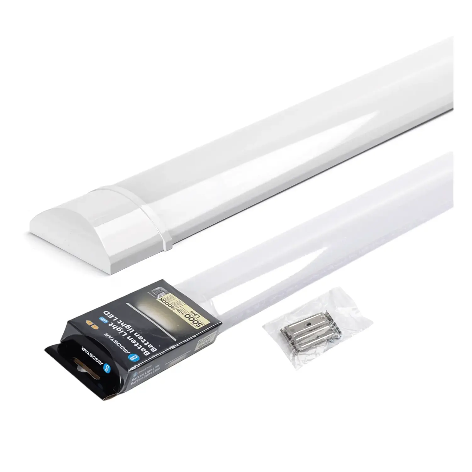 immagine del prodotto batten plafoniera light led slim 40 watt 220-240 volt bianco naturale 1,2 mt