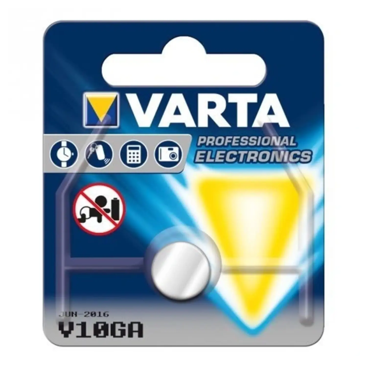 immagine batteria a bottone alcalina ag10 varta 1,5 volt ce