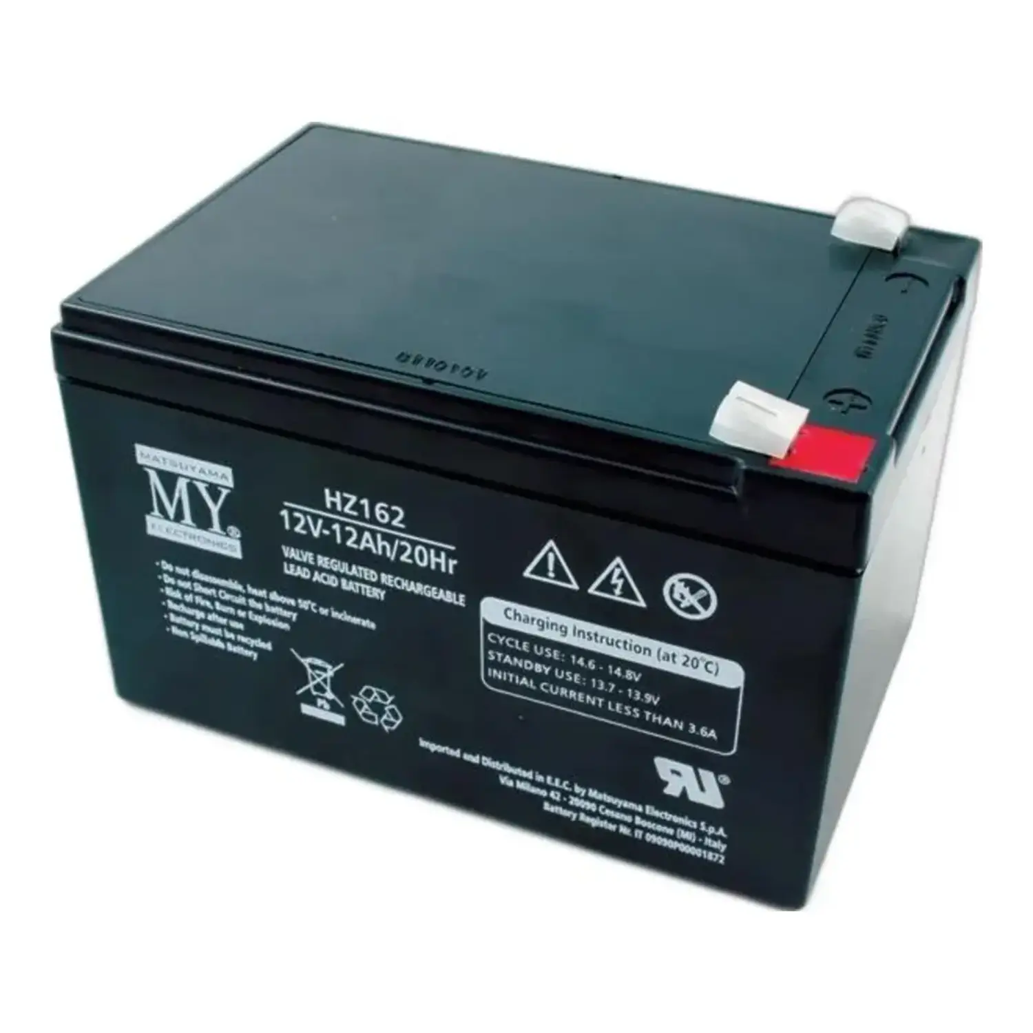 Batteria al litio ricaricabile 12V/12Ah