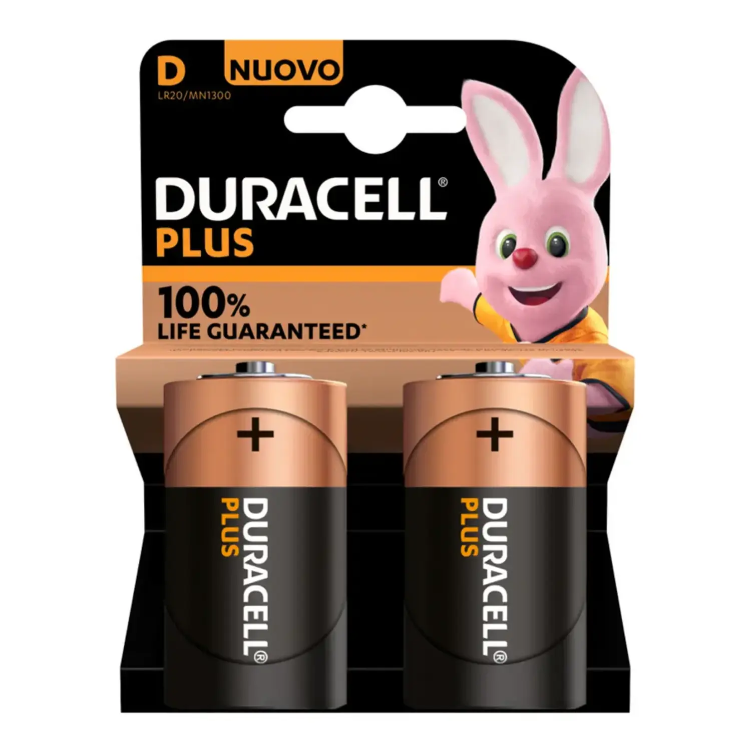 immagine batteria alcalina duracell 2 pezzi torcia d