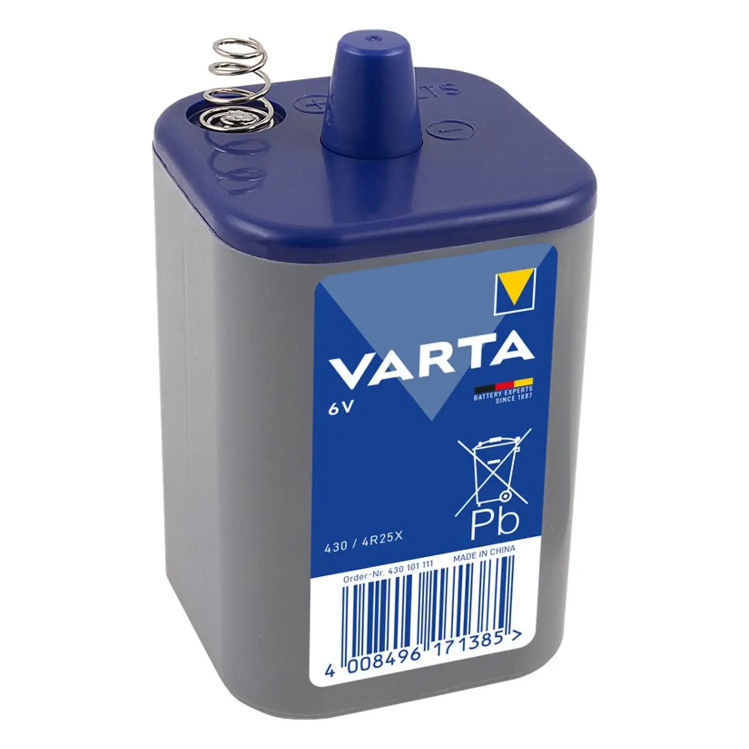 immagine batteria per luci ponteggio e-block 4r25x varta 6 volt