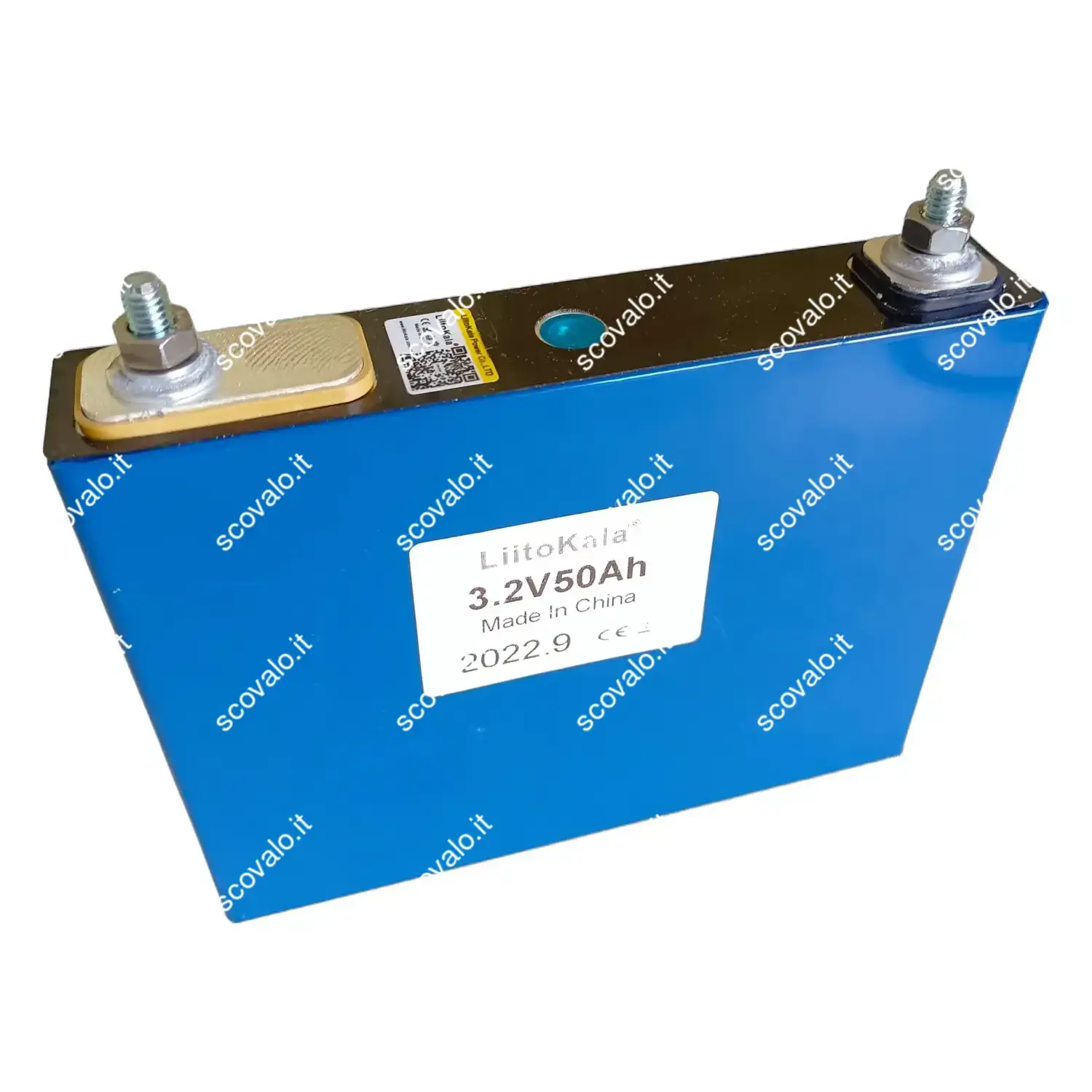 immagine del prodotto batteria ricaricabile cella lifepo4 3.2 volt 50Ah usato fotovoltaico solare