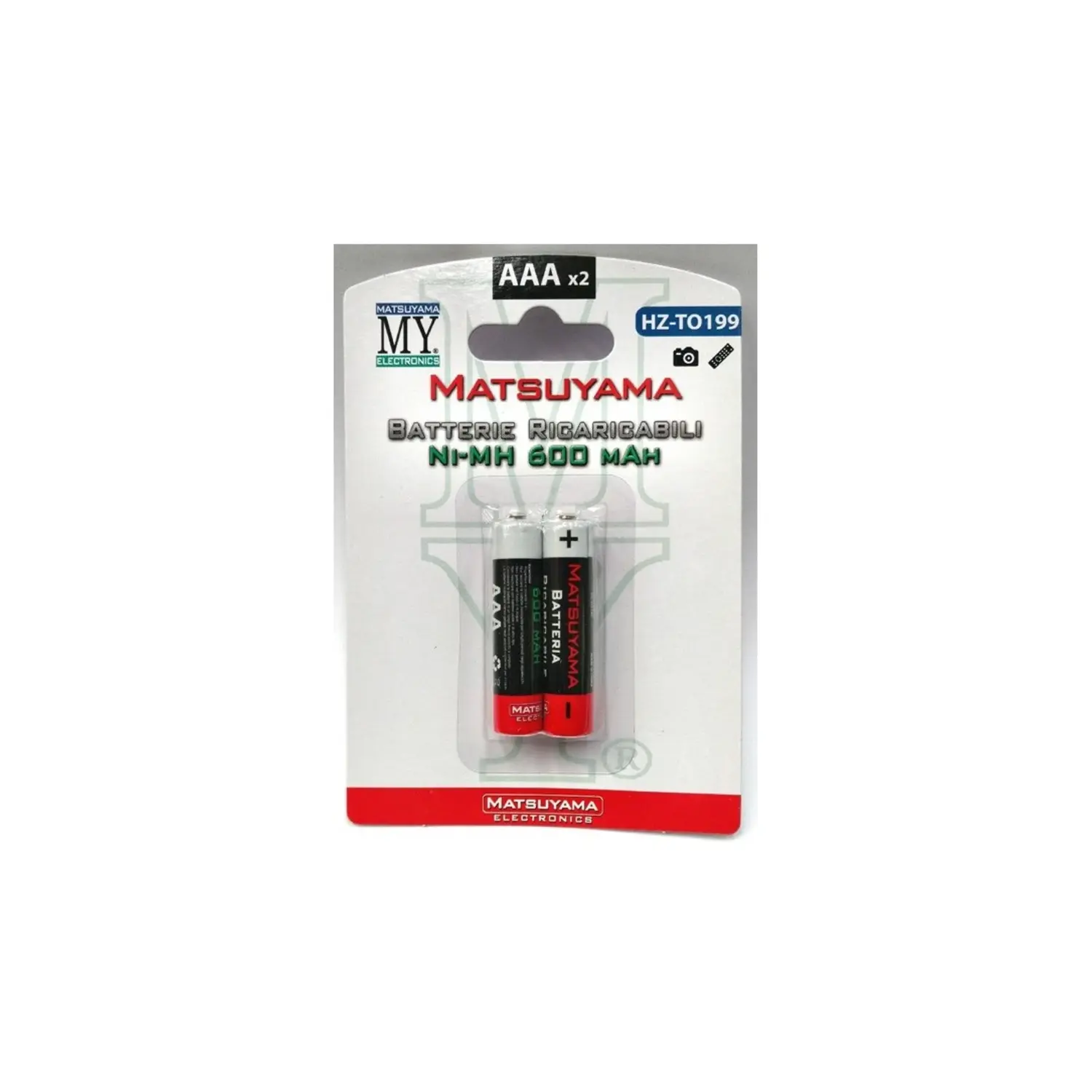 immagine del prodotto batteria ricaricabile per cordless AAA ni-mh 1.2v 600mAh