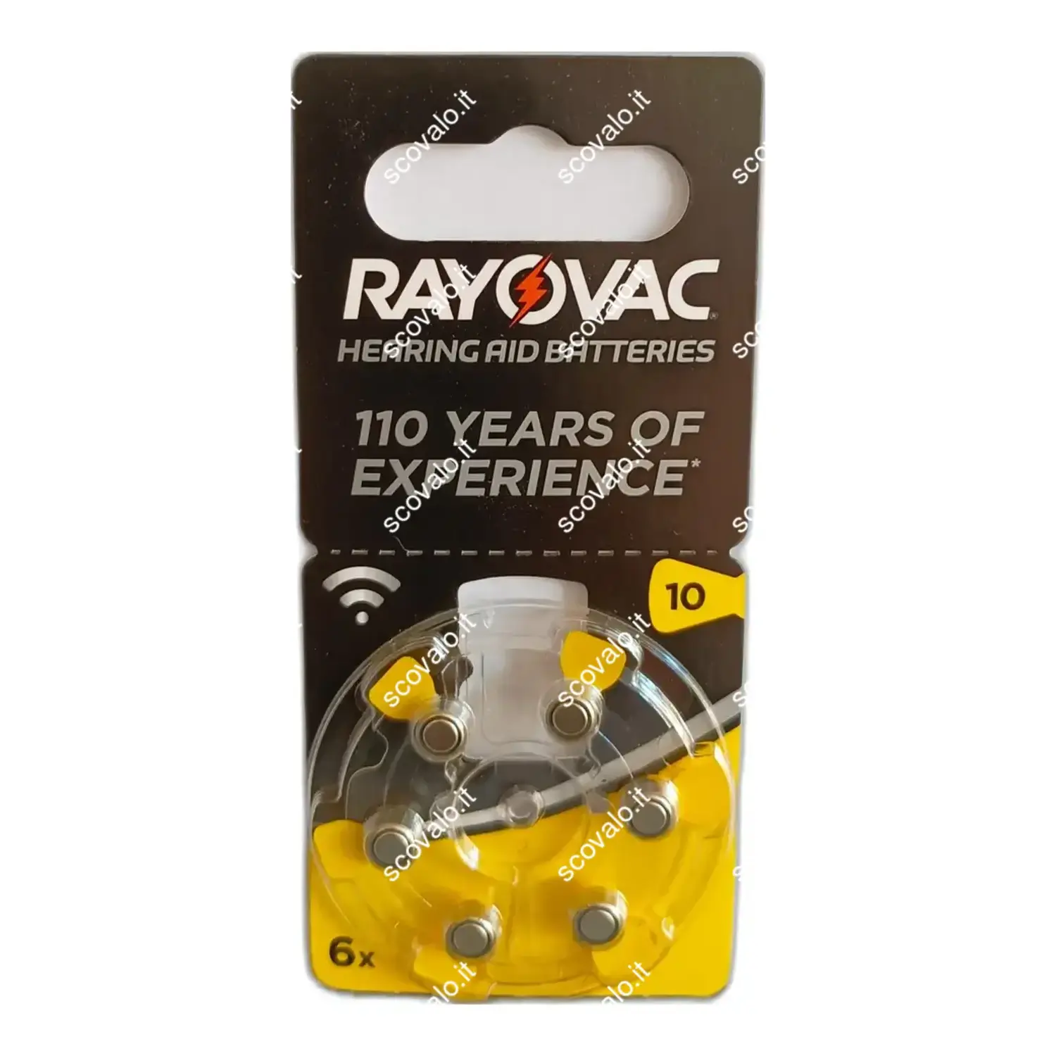 immagine 30 batterie pile apparecchio acustico protesi uditiva pila rayovac pr10 10