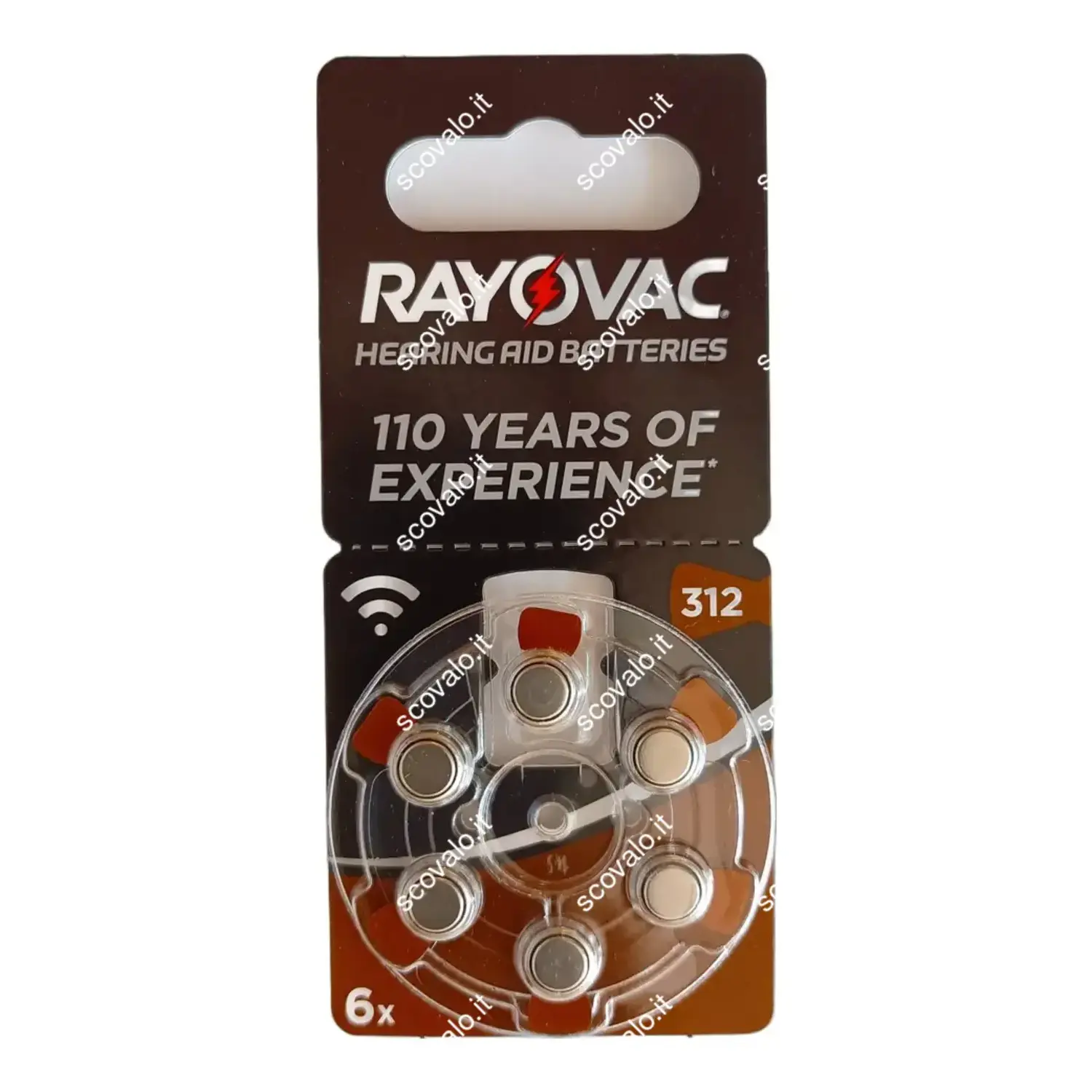 immagine 30 batterie pile apparecchio acustico protesi uditiva pila rayovac pr312 312