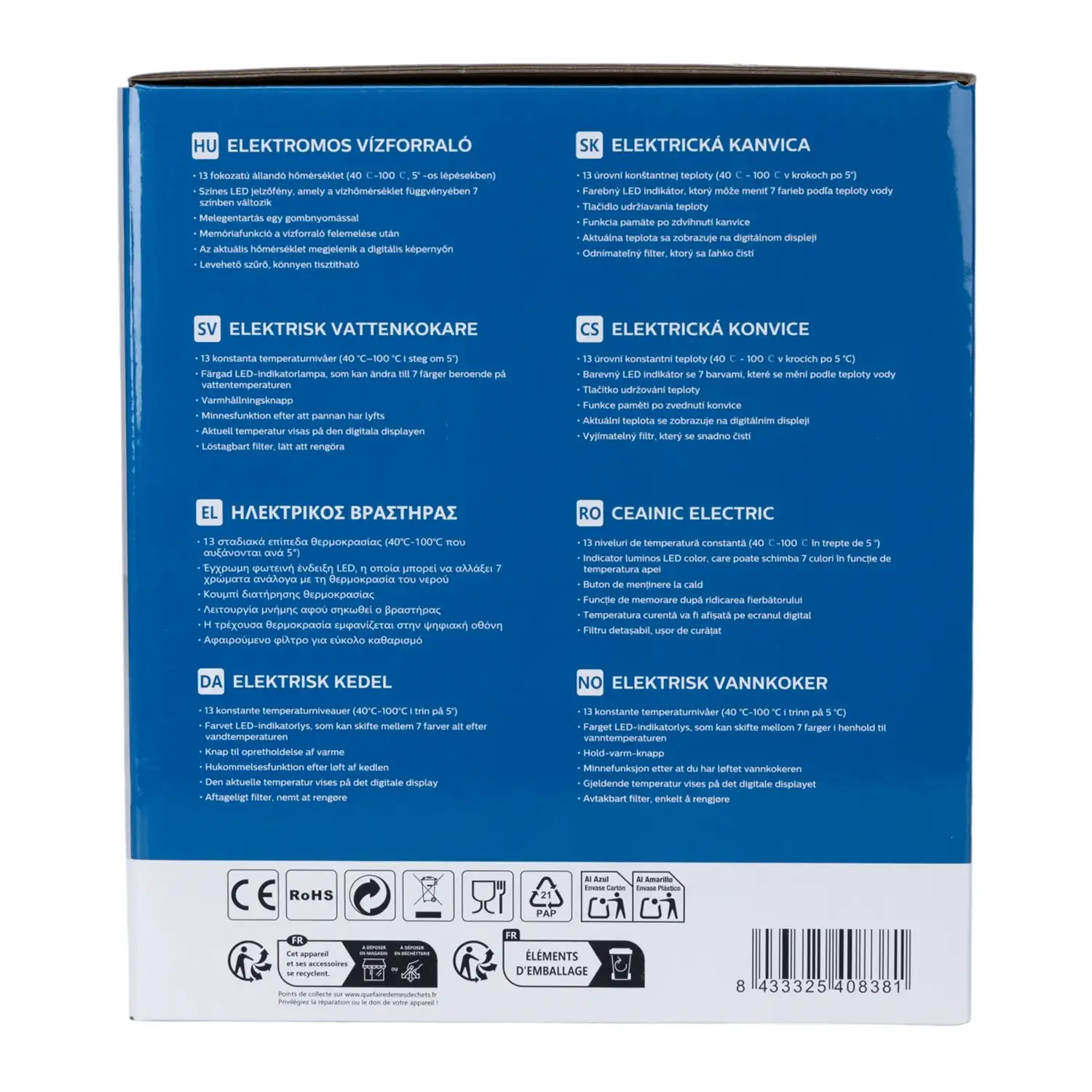 immagine Bollitore elettrico 2200W 1.7L