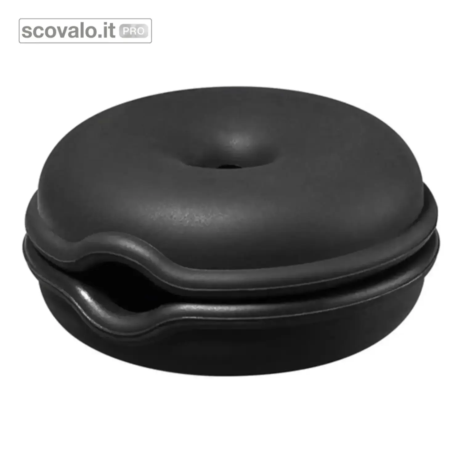 immagine del prodotto Organizer Cavi Goobay Borsa Porta Cavi in Silicone Nero Flessibile