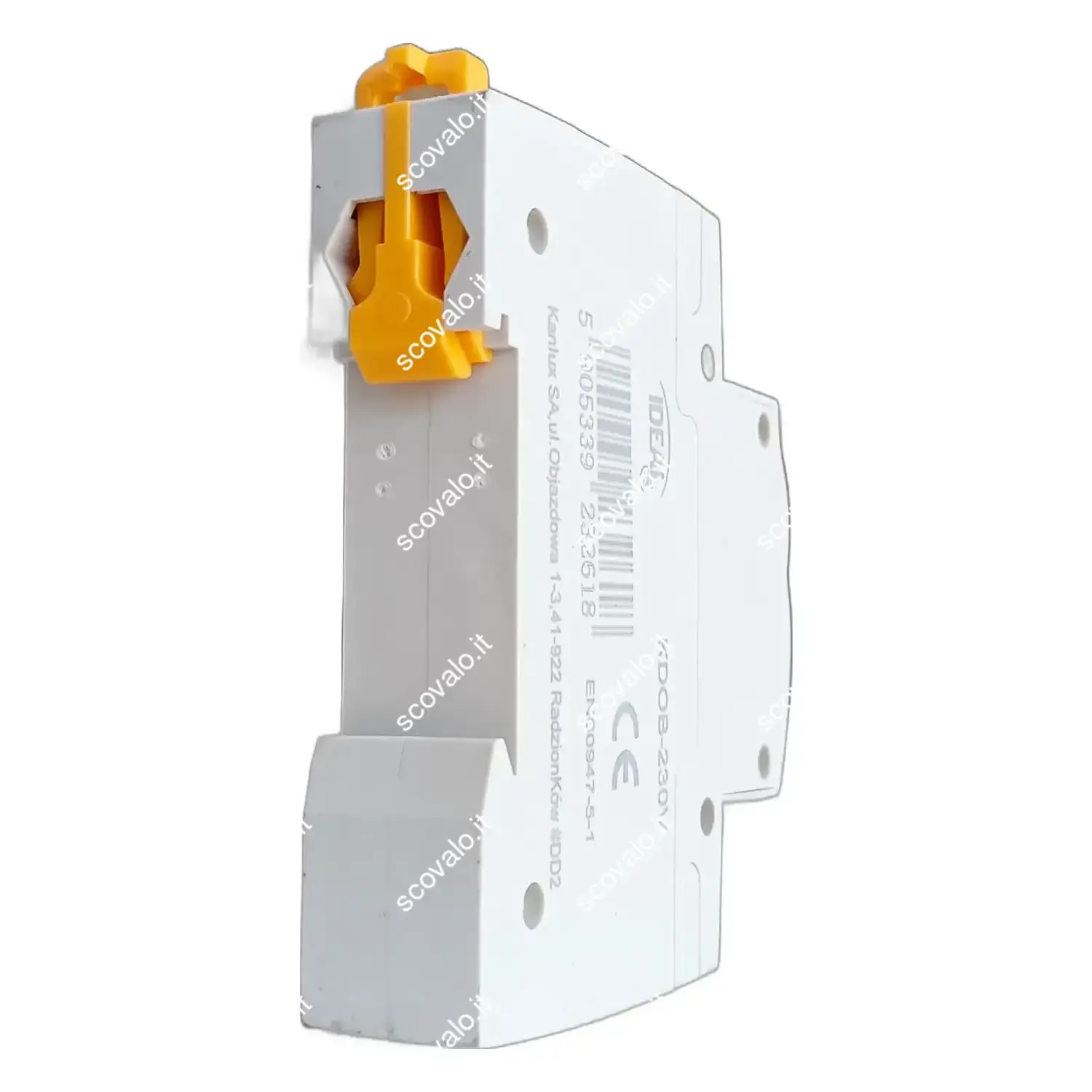 immagine campanello suoneria da barra din quadro elettrico 220volt