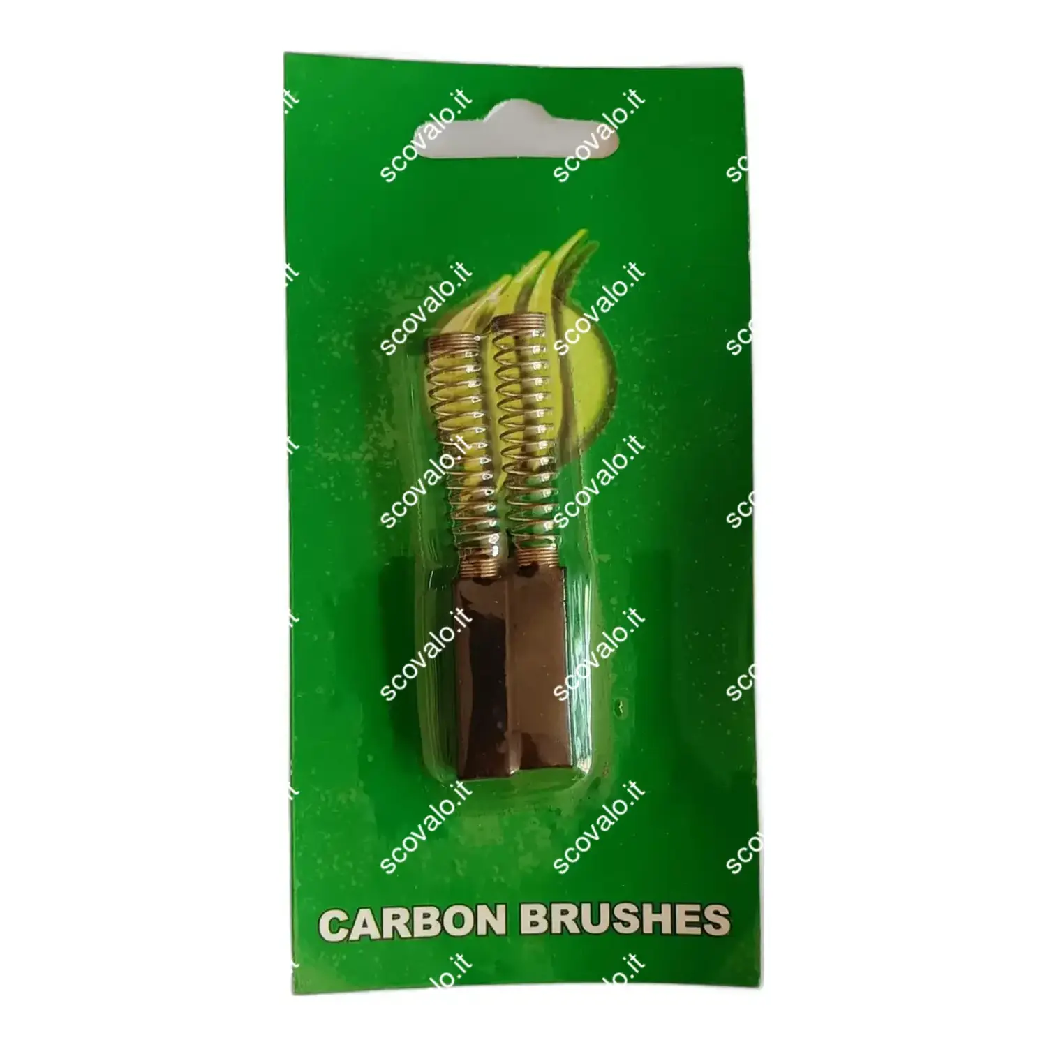 immagine carboncini spazzole ricambio motore elettrico 2 pezzi 5x8x22 mm