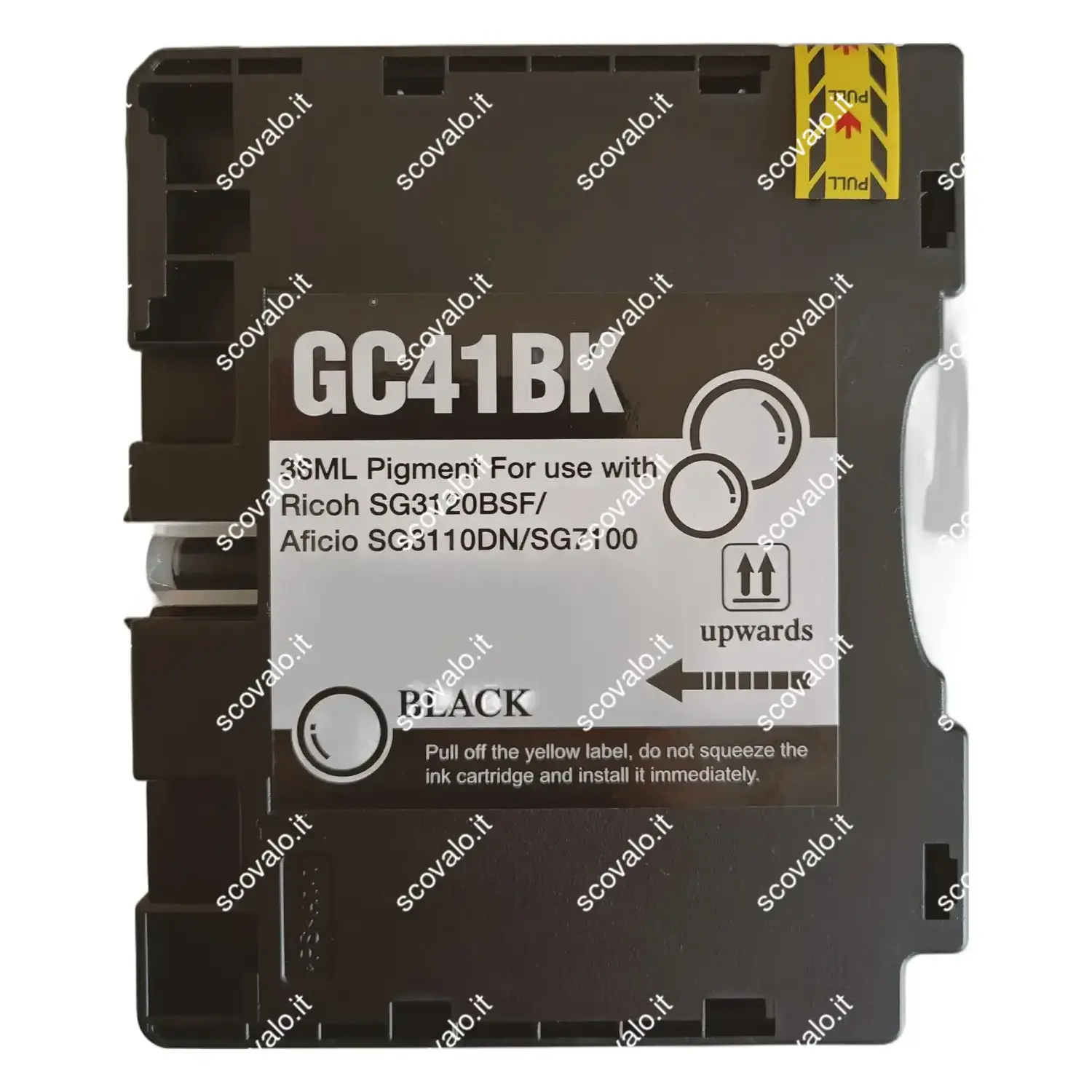 immagine del prodotto cartuccia stampante ricoh gc41bk nera sg2100n,2110n,3110dnw,7100dn